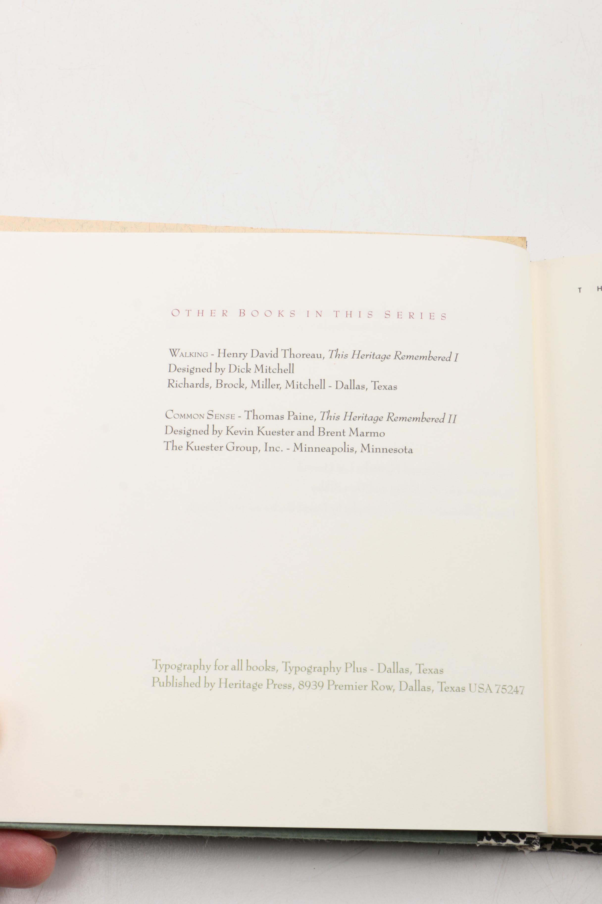 1990–1999 "This Heritage Remembered" Limited Edition Book Set in Display Case