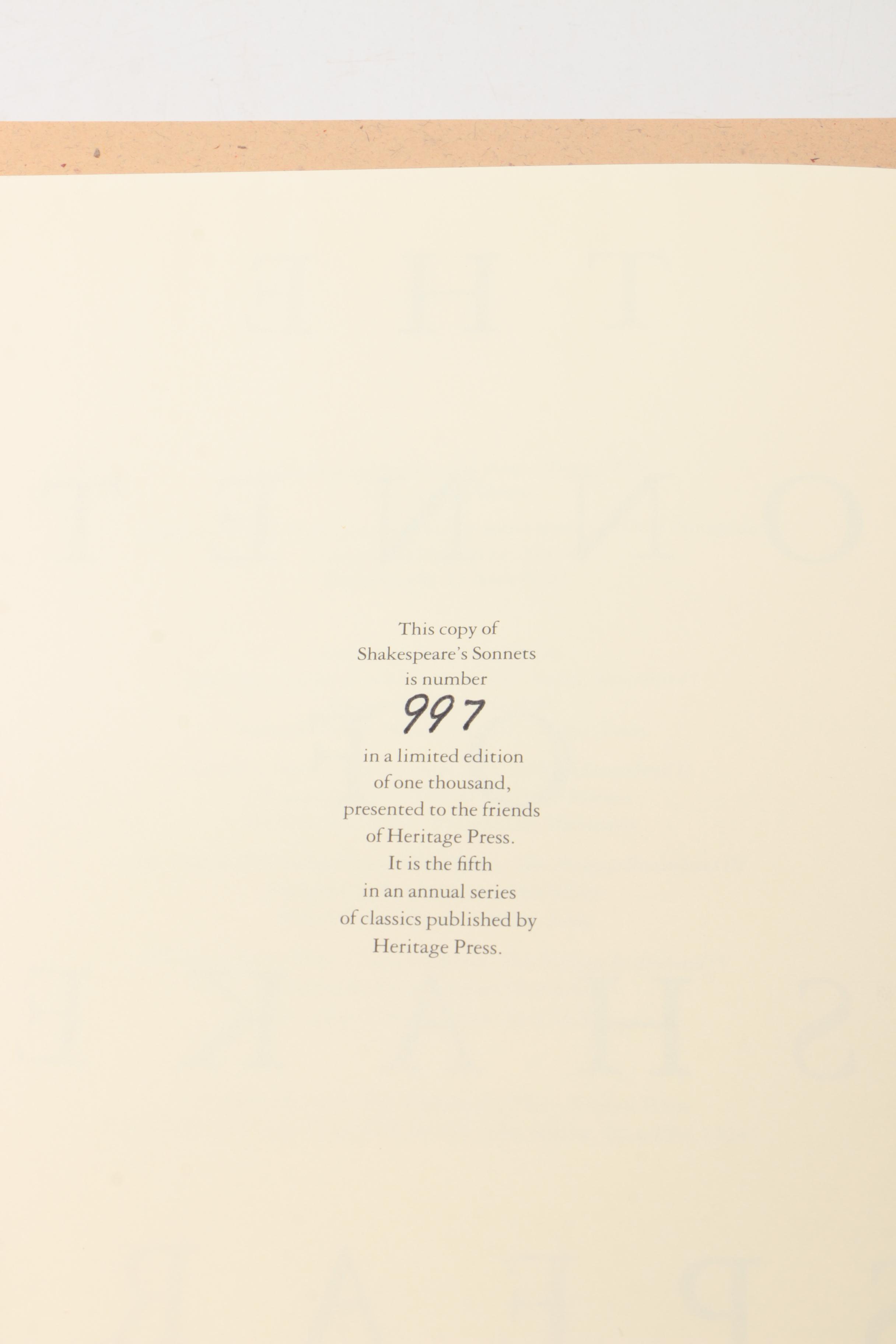 1990–1999 "This Heritage Remembered" Limited Edition Book Set in Display Case