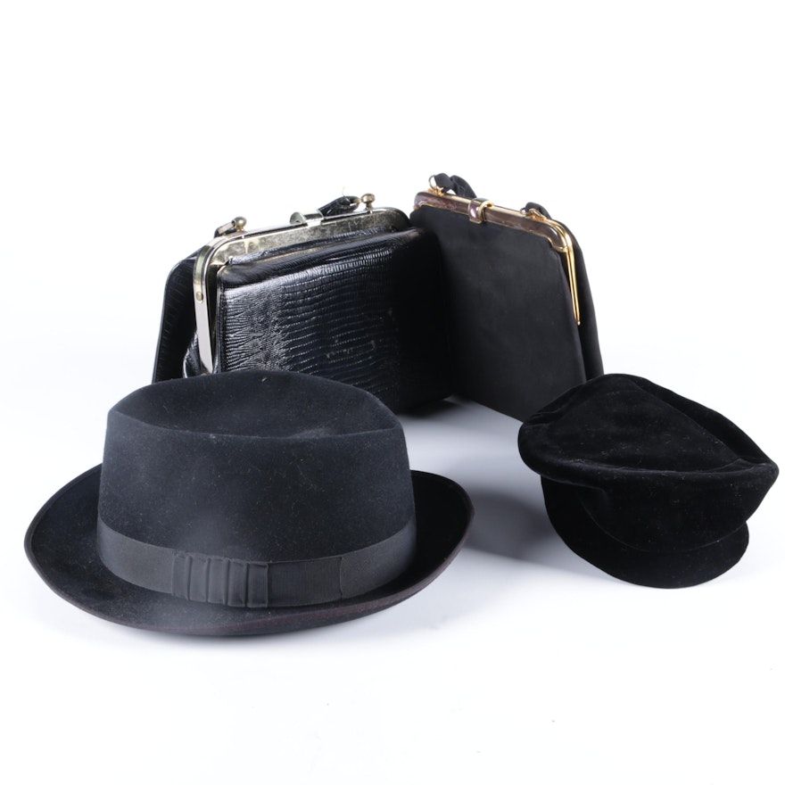 Vintage Hats and Handbags Including MadCaps