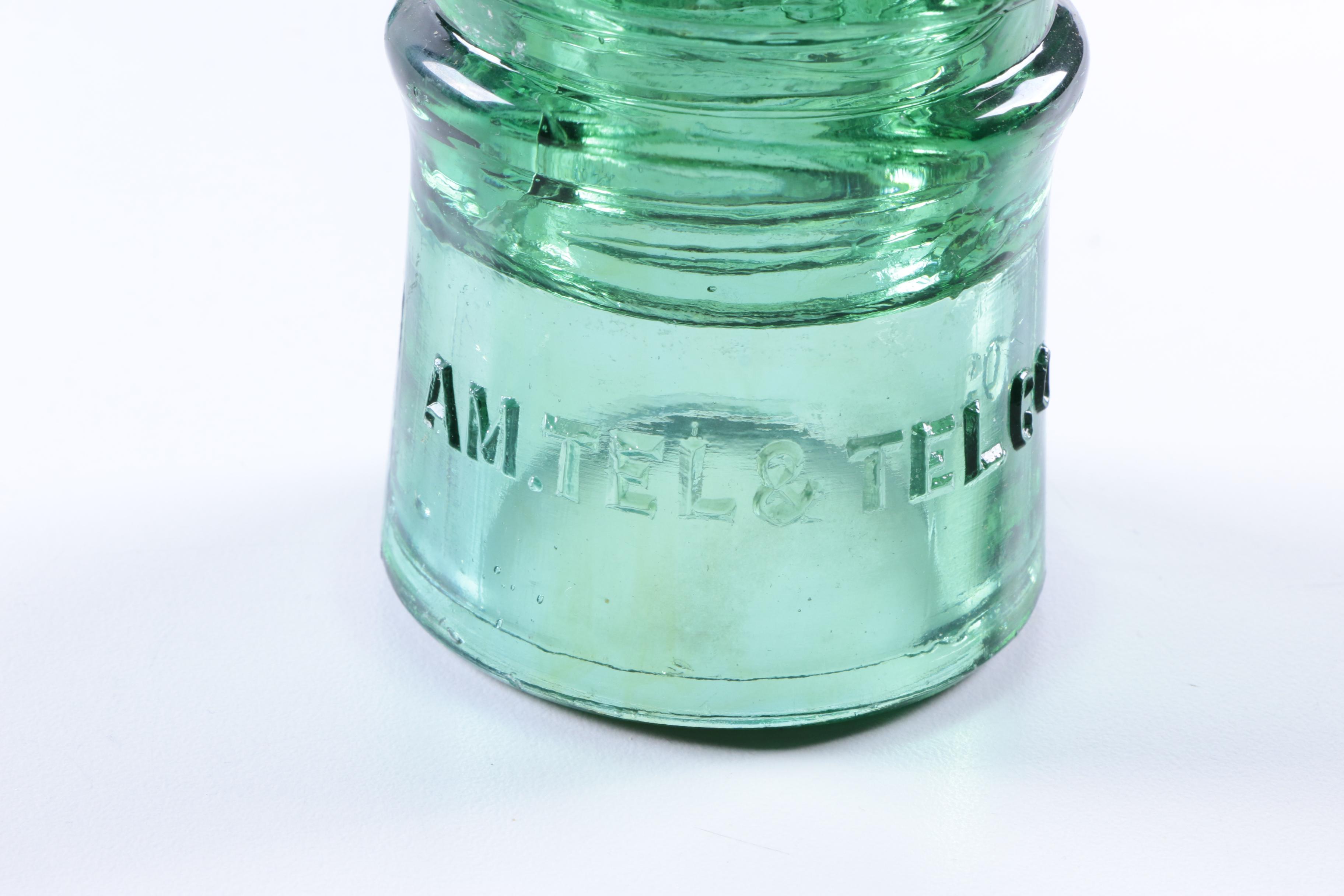 Collection of Assorted Glass Insulators