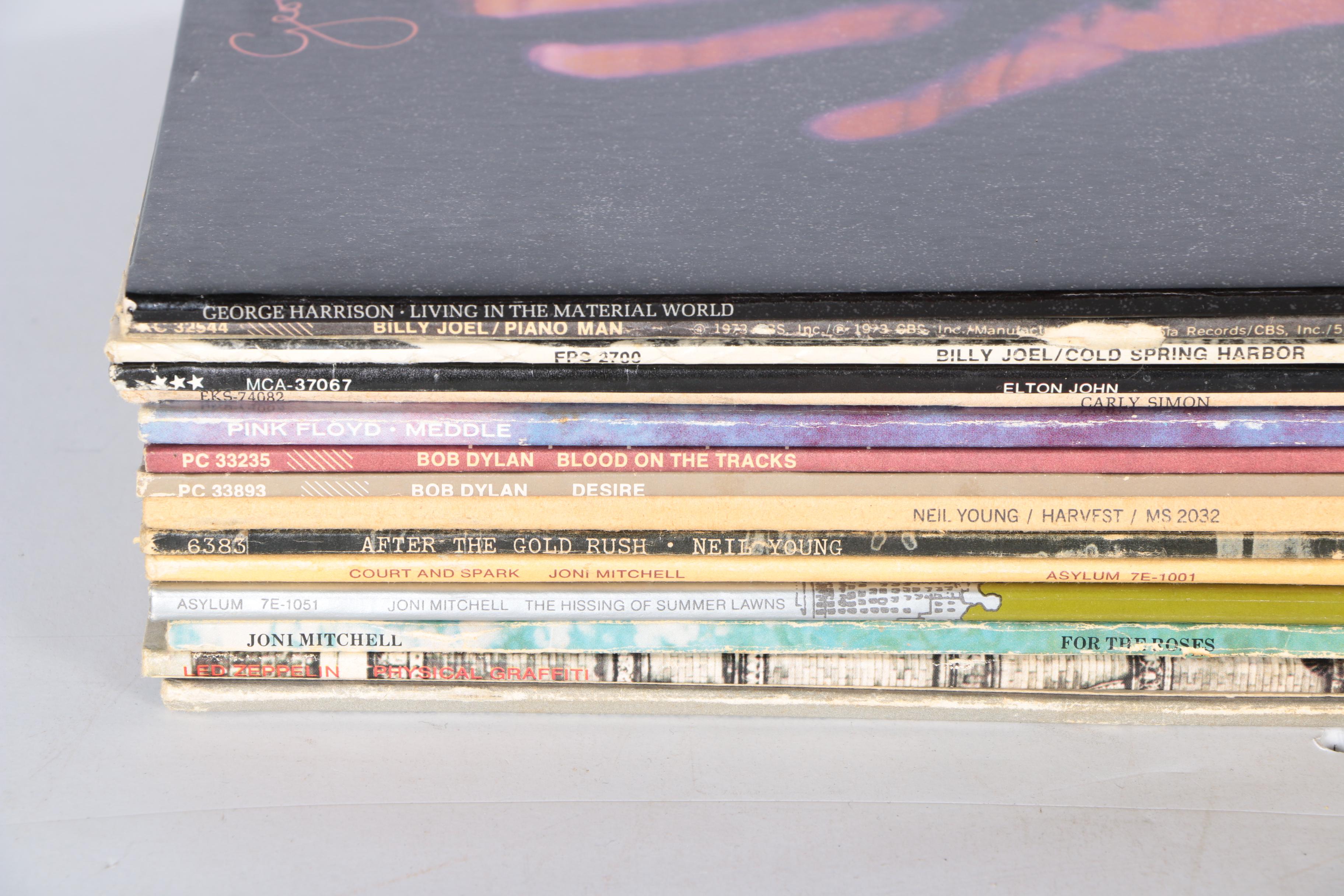 Dylan, Pink Floyd, Zeppelin, George Harrison, Doors, Other Classic Rock LPs