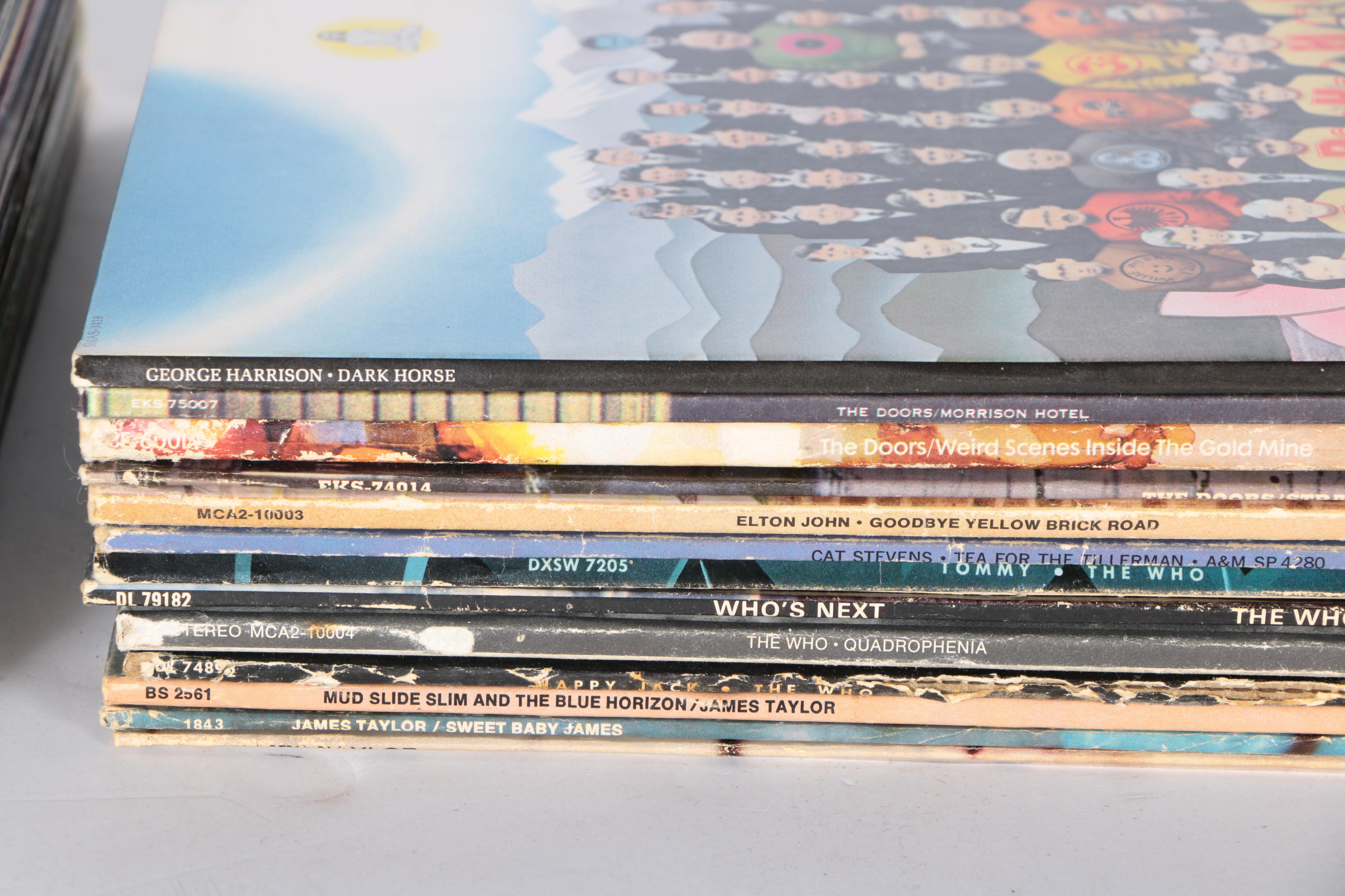 Dylan, Pink Floyd, Zeppelin, George Harrison, Doors, Other Classic Rock LPs