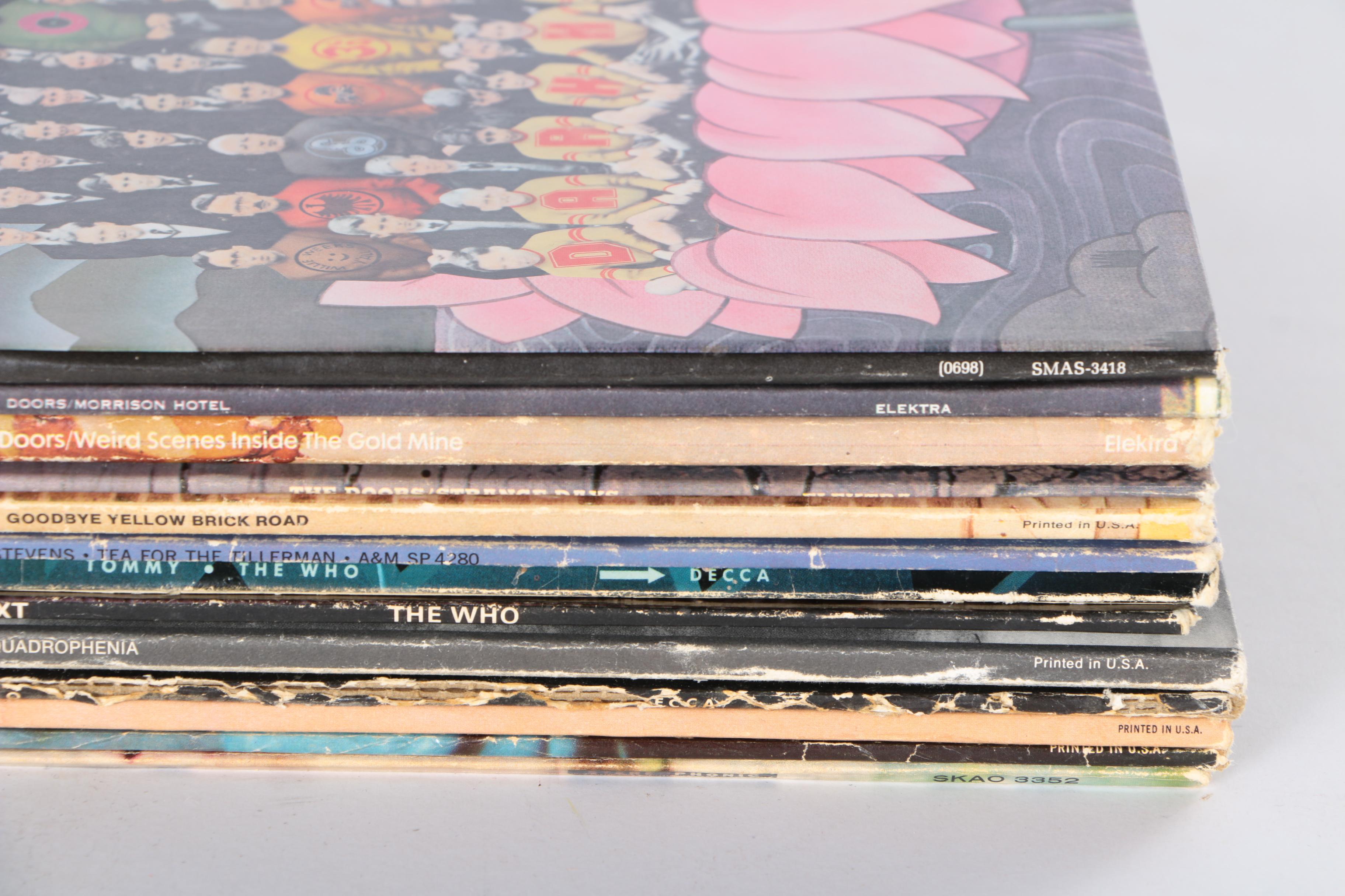 Dylan, Pink Floyd, Zeppelin, George Harrison, Doors, Other Classic Rock LPs