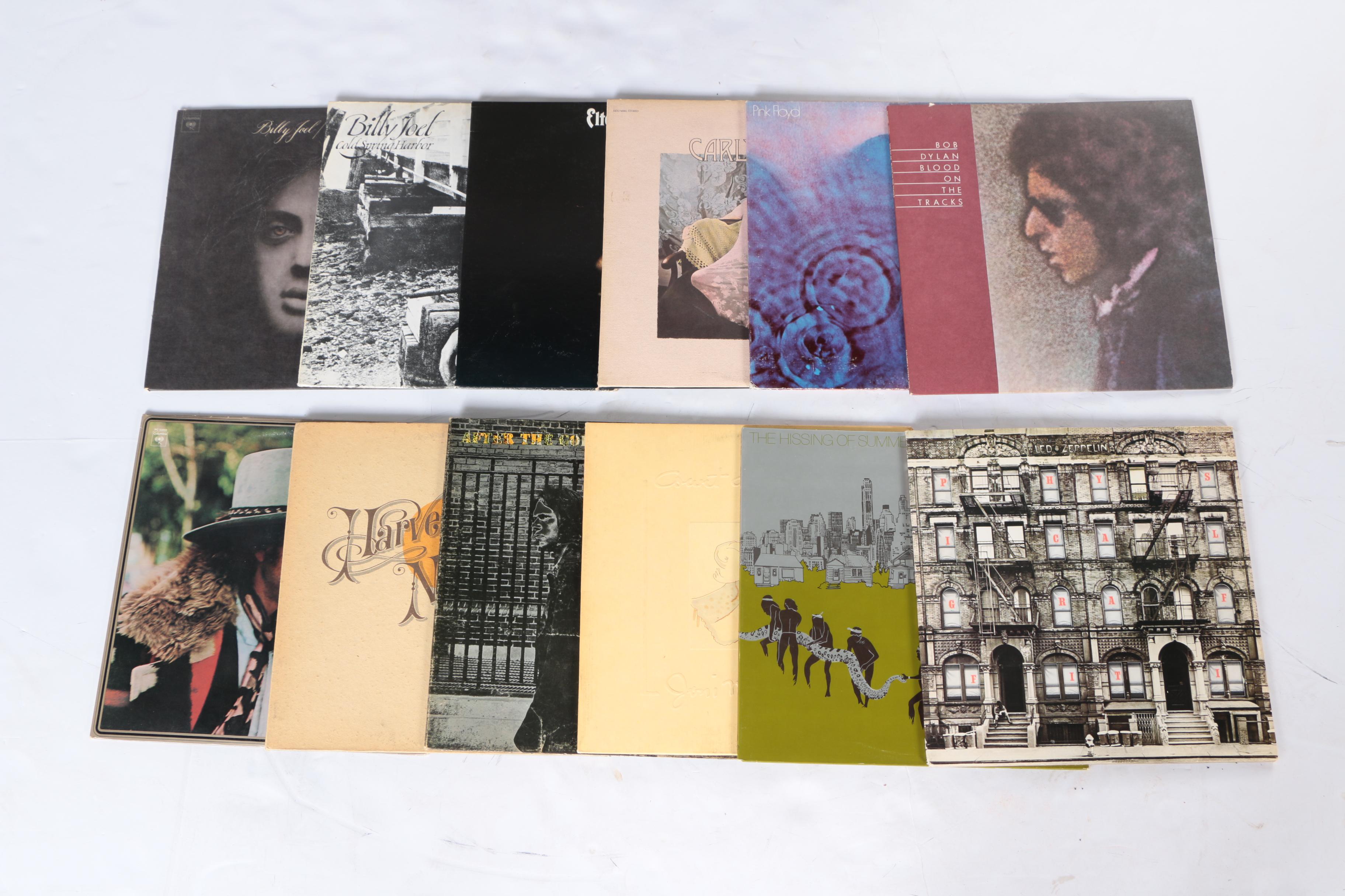 Dylan, Pink Floyd, Zeppelin, George Harrison, Doors, Other Classic Rock LPs