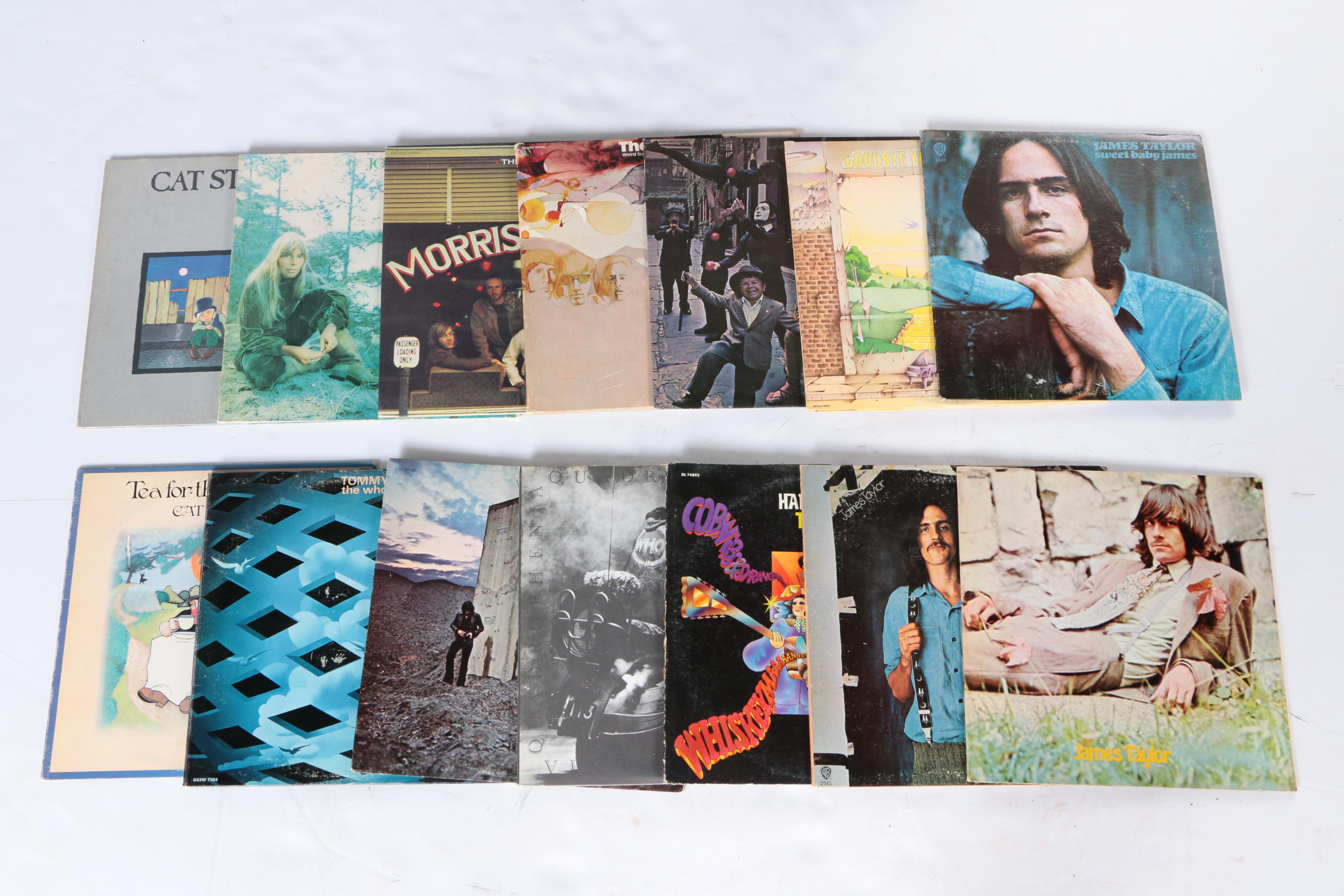 Dylan, Pink Floyd, Zeppelin, George Harrison, Doors, Other Classic Rock LPs