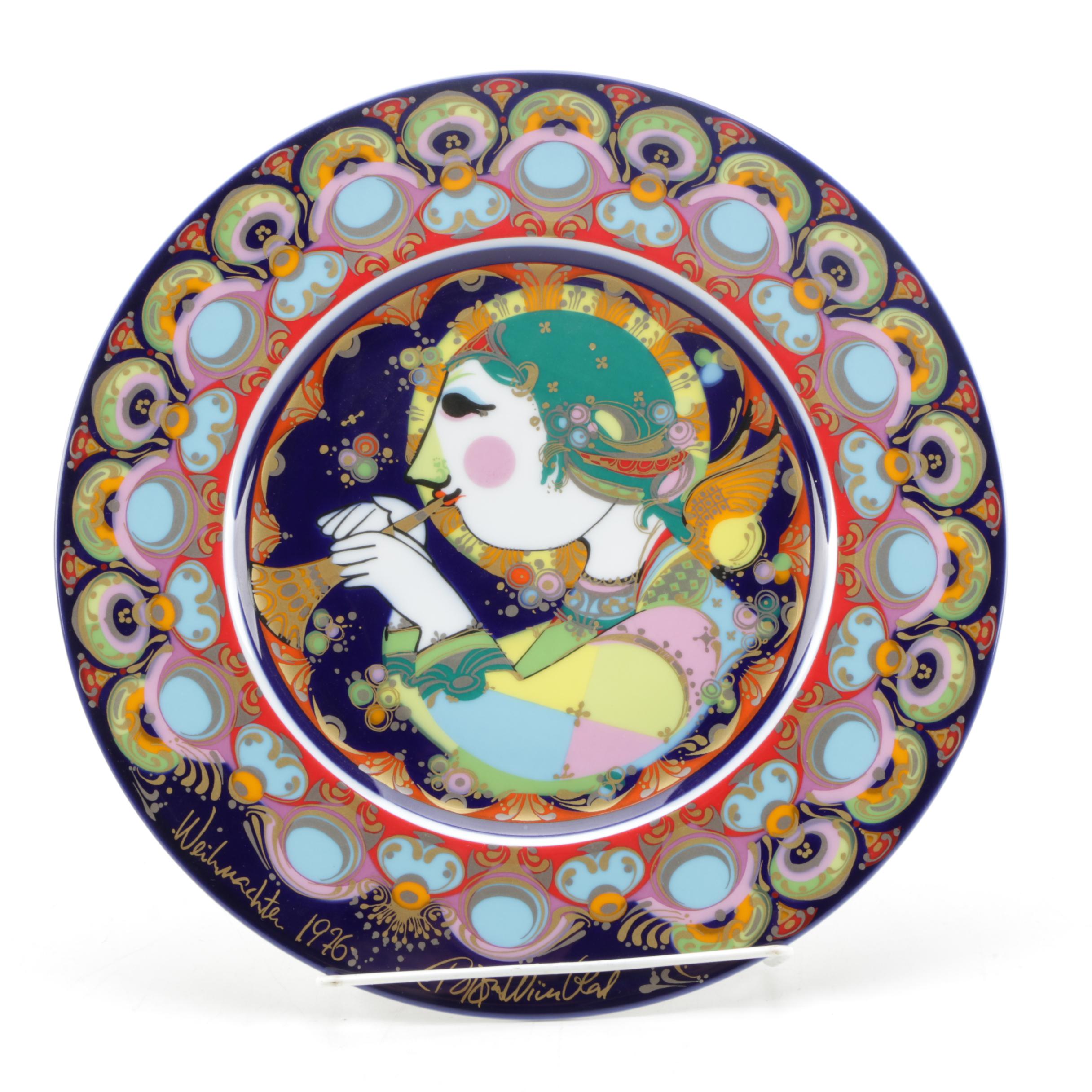1976 Rosenthal "Angel with Trumpet" Limited Edition Porcelain Plate