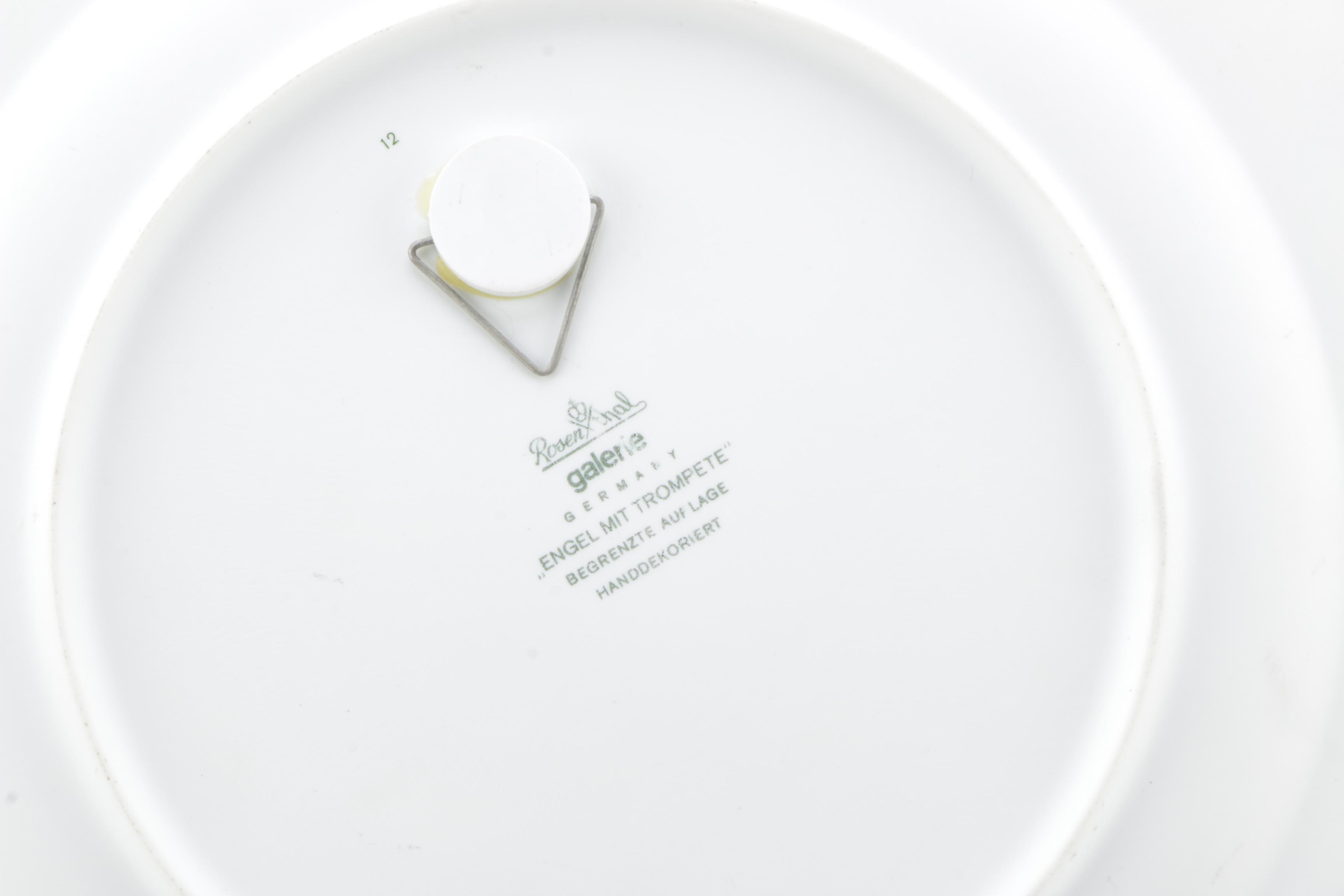 1976 Rosenthal "Angel with Trumpet" Limited Edition Porcelain Plate