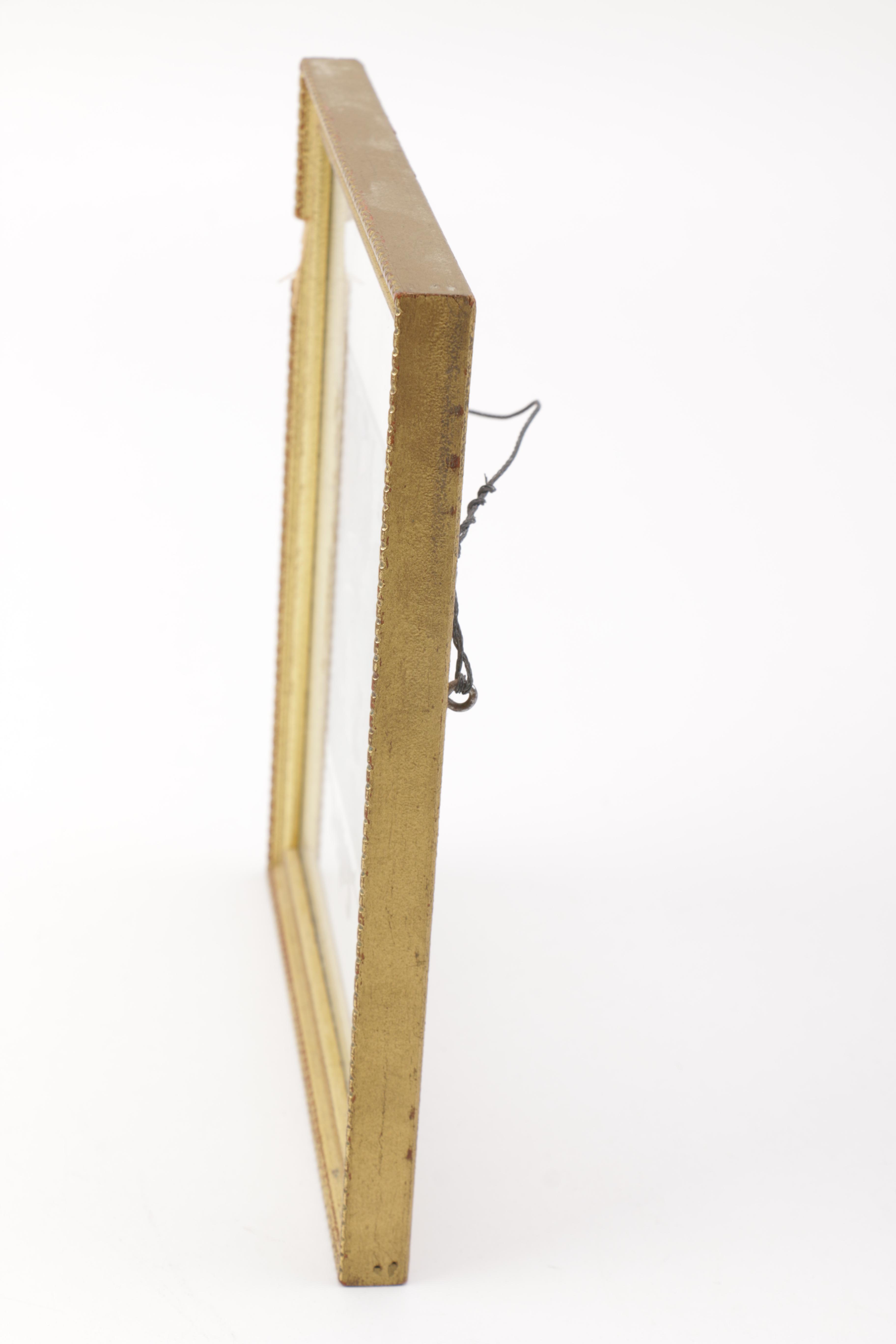 Reproduction Silk Painting by Lu-Hung-Nien after "Madonna of the Doves"