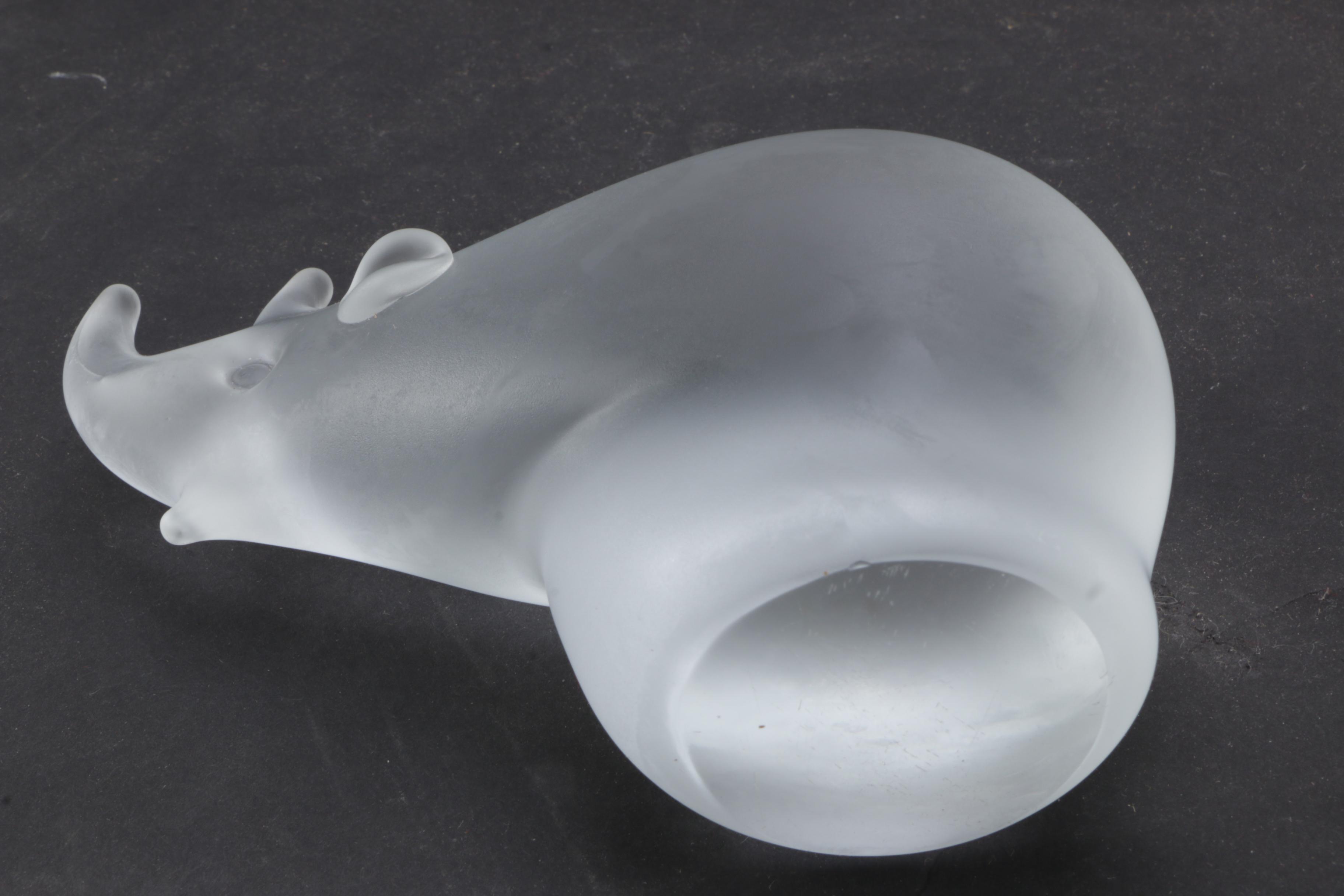 Decorative Glass Animal Figurines