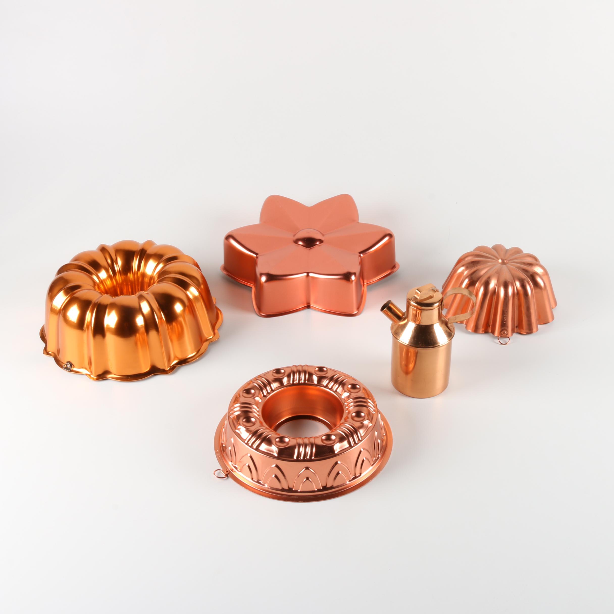 Copper Bakeware Molds
