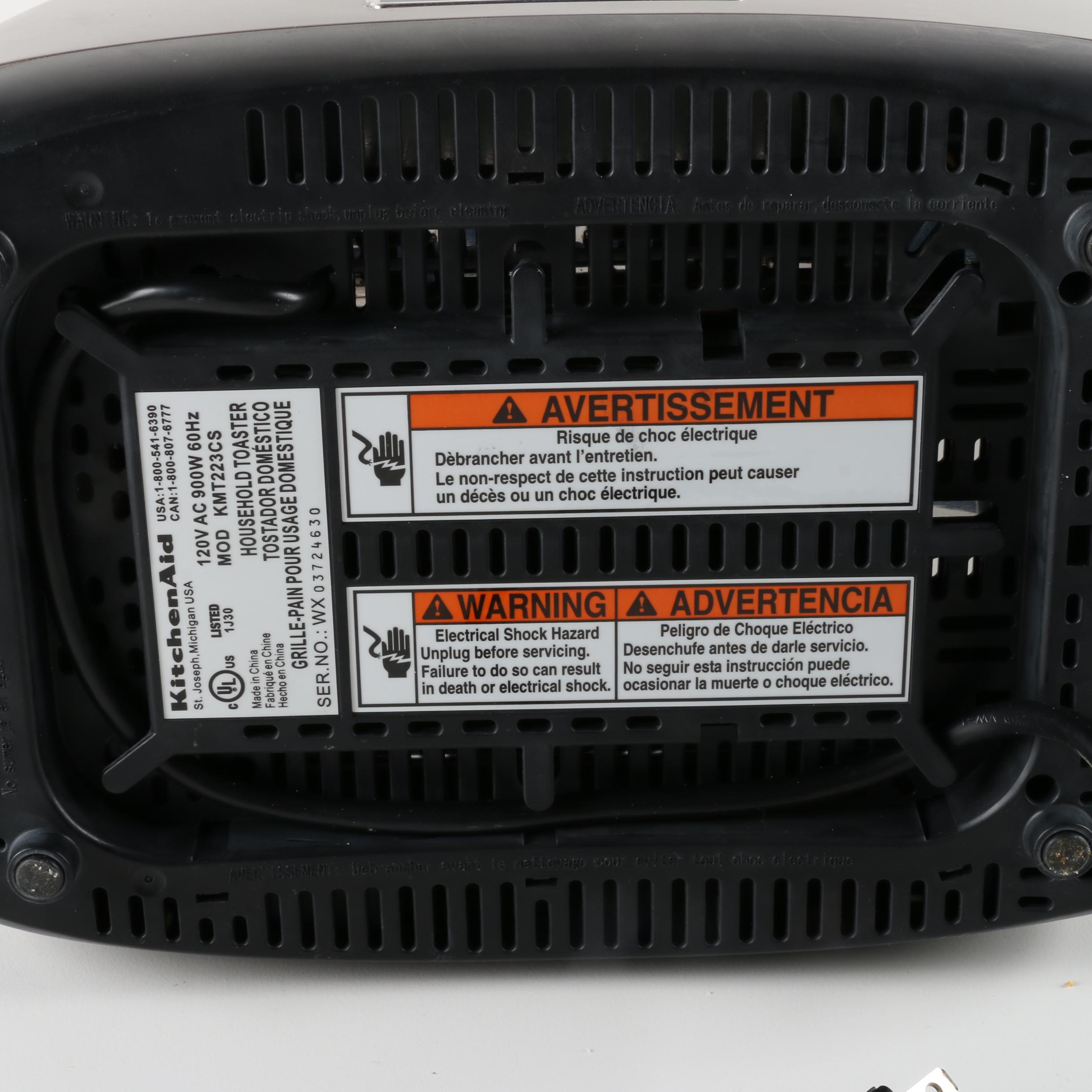 KitchenAid Toaster and Mixer and Osterizer Blender