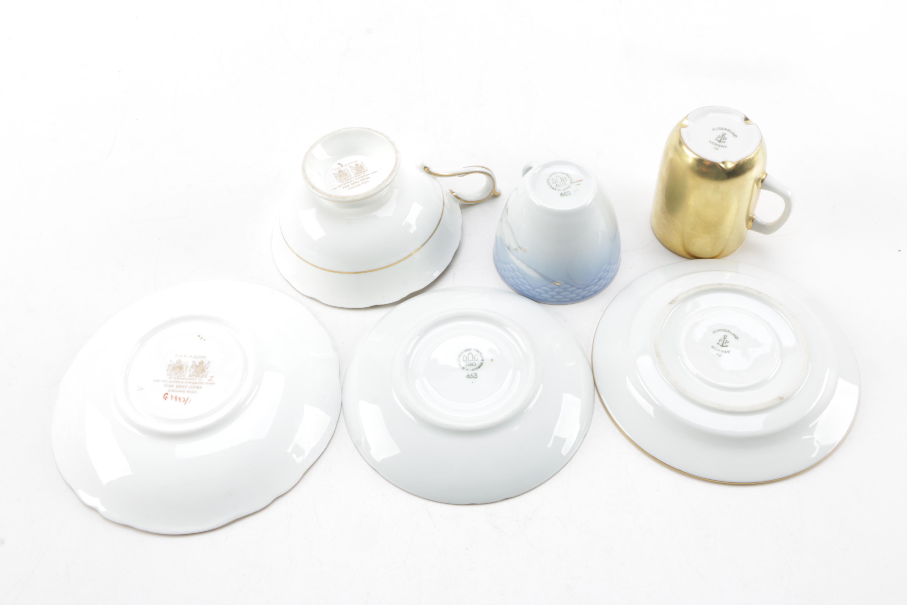 Vintage Porcelain Tableware Including Haviland