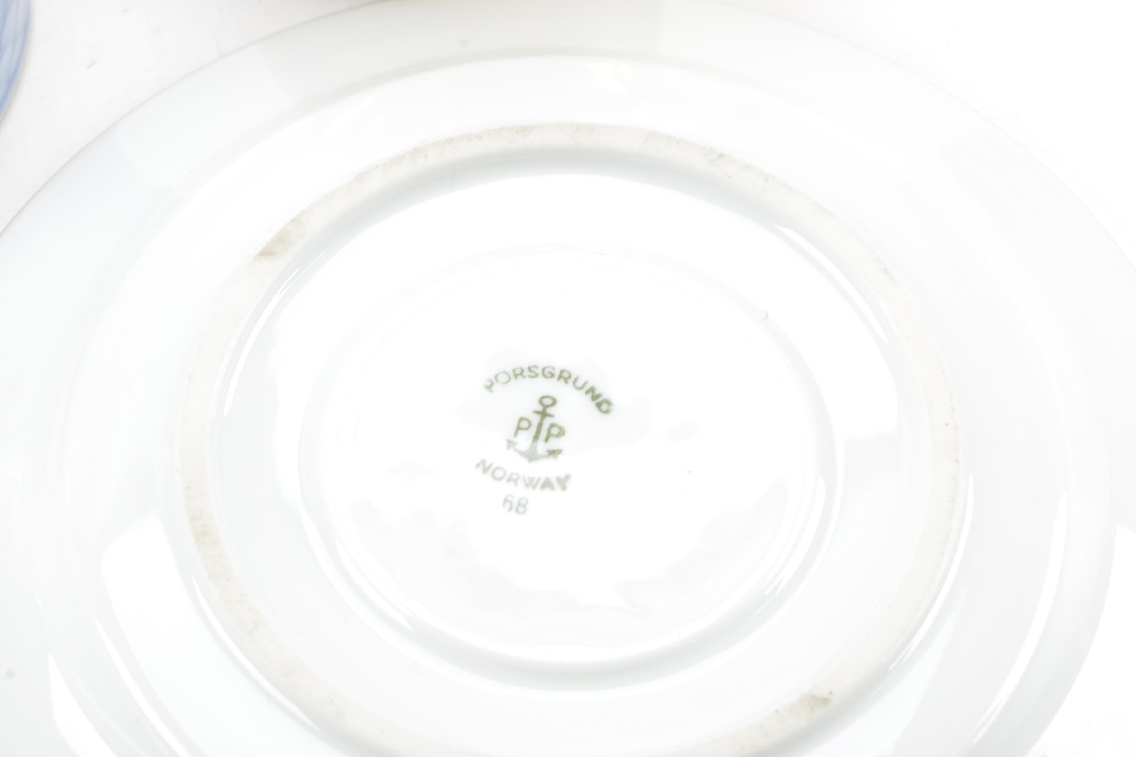 Vintage Porcelain Tableware Including Haviland