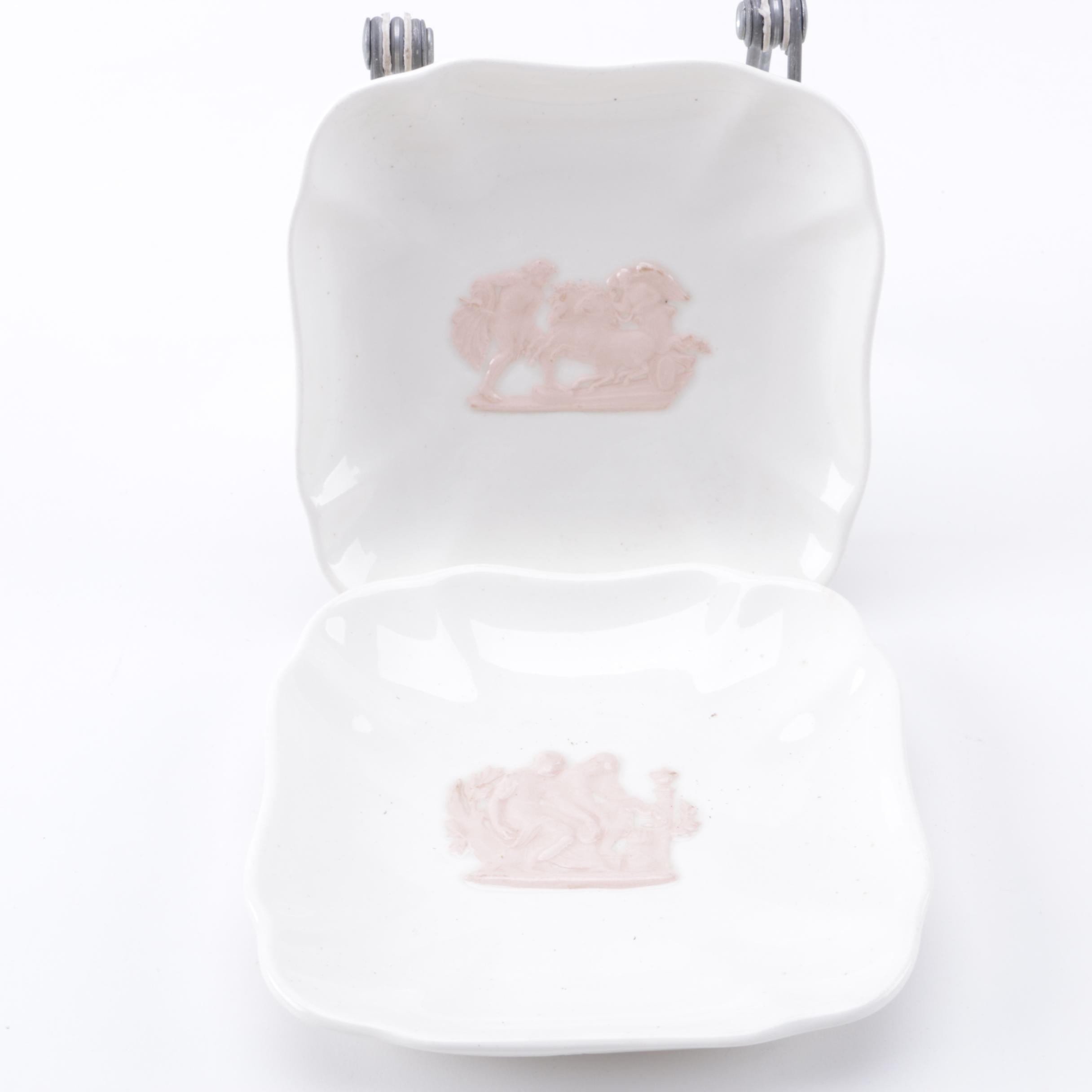 Wedgwood "Pink-On-Cream" Queensware