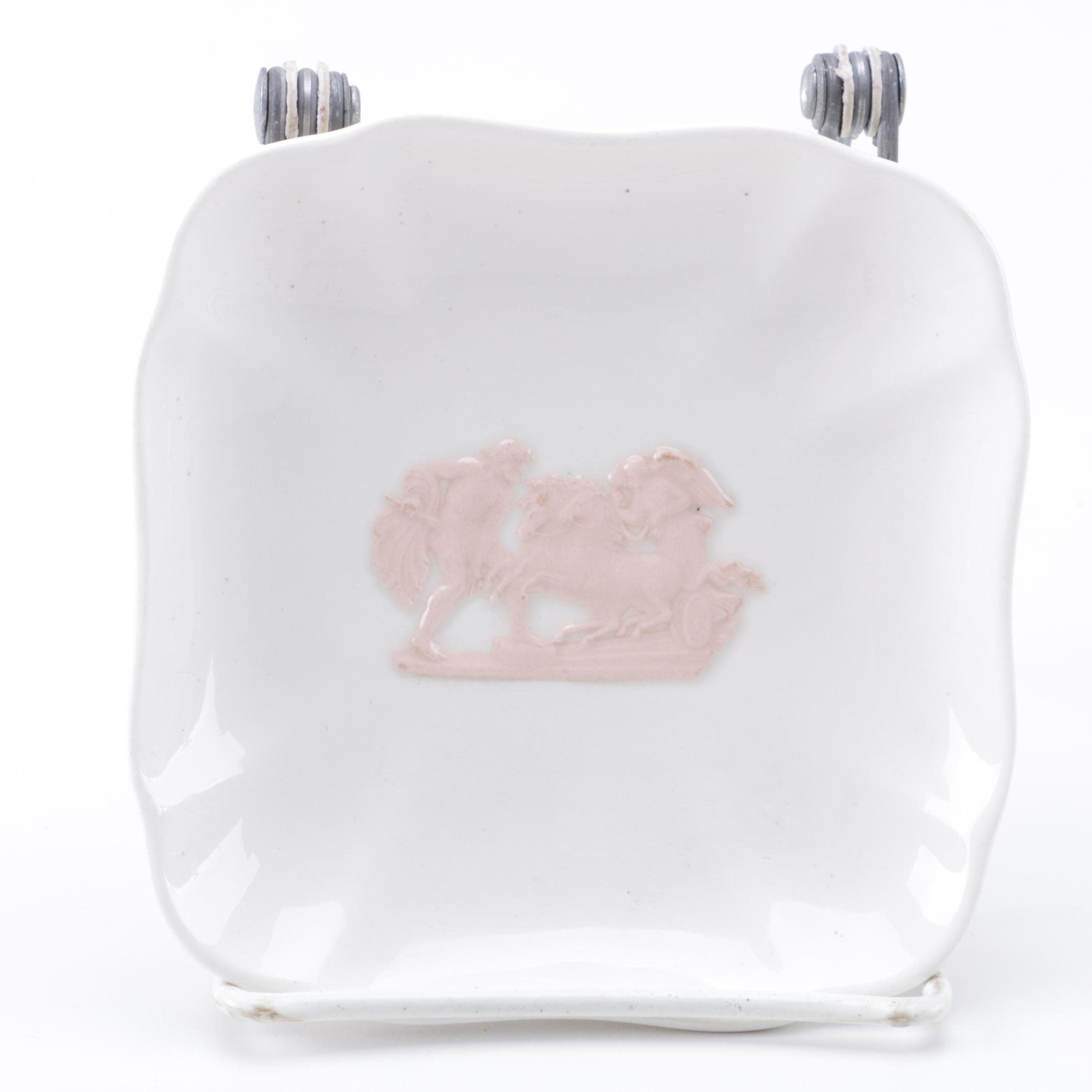 Wedgwood "Pink-On-Cream" Queensware