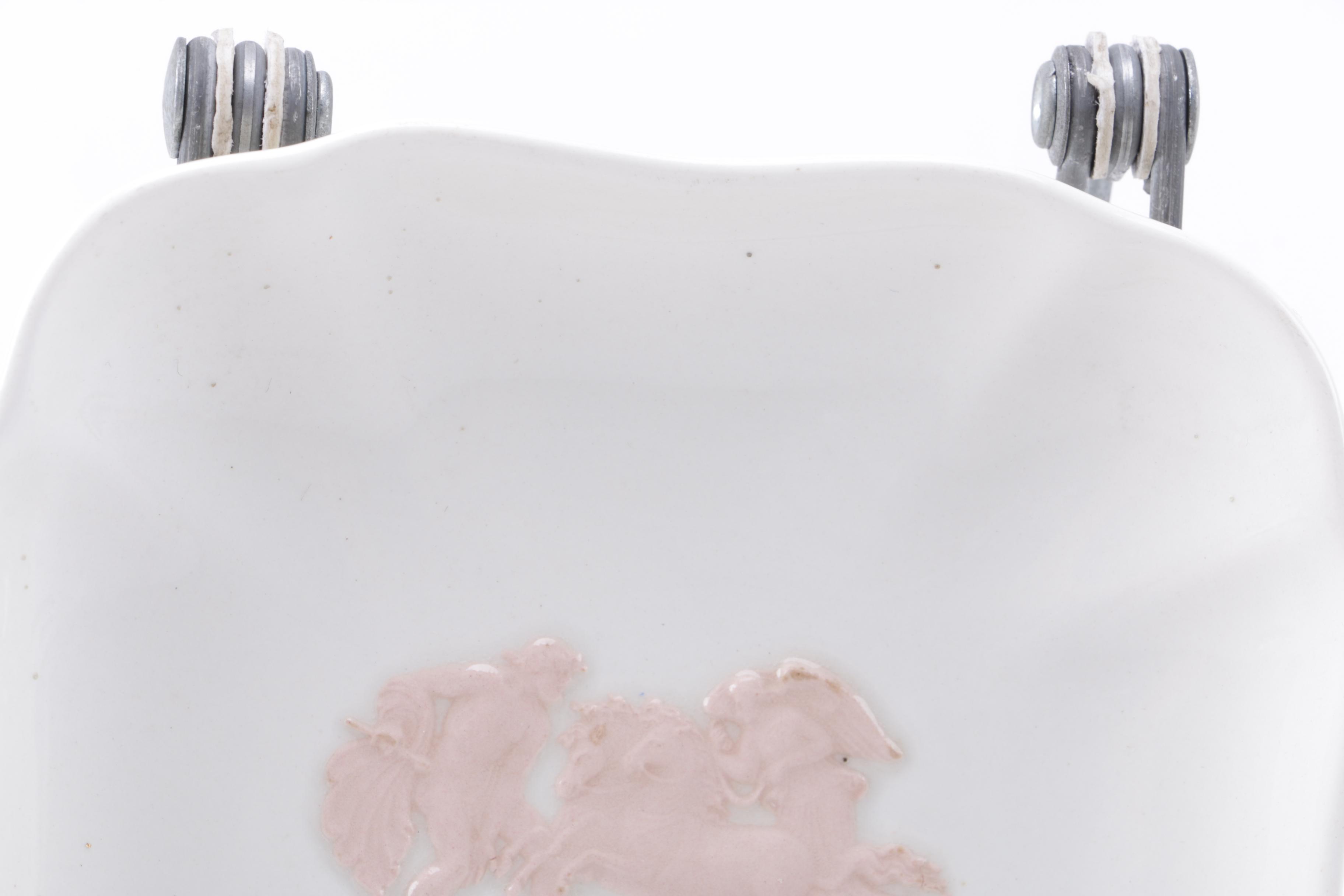 Wedgwood "Pink-On-Cream" Queensware