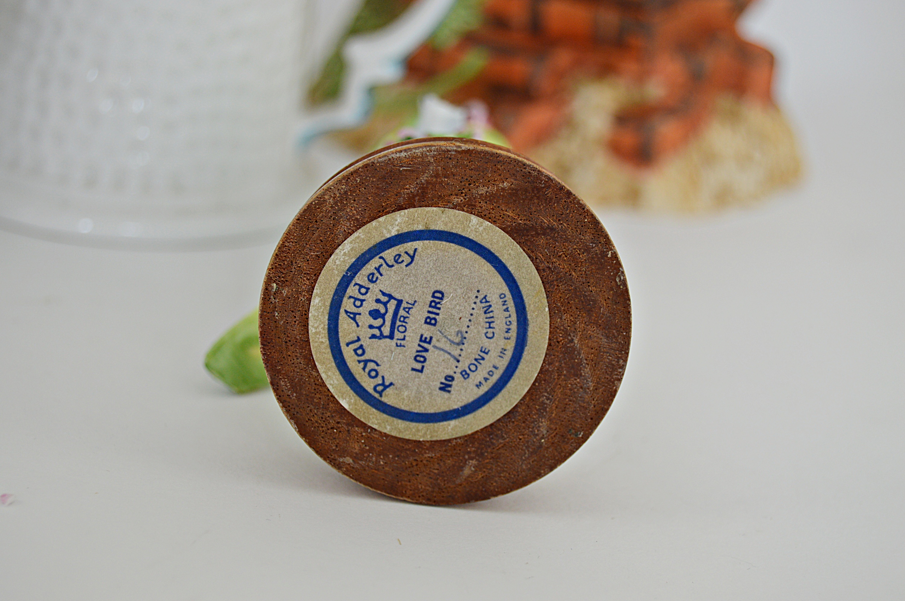 Vintage Bird and Floral Porcelain and Bone China Figurines