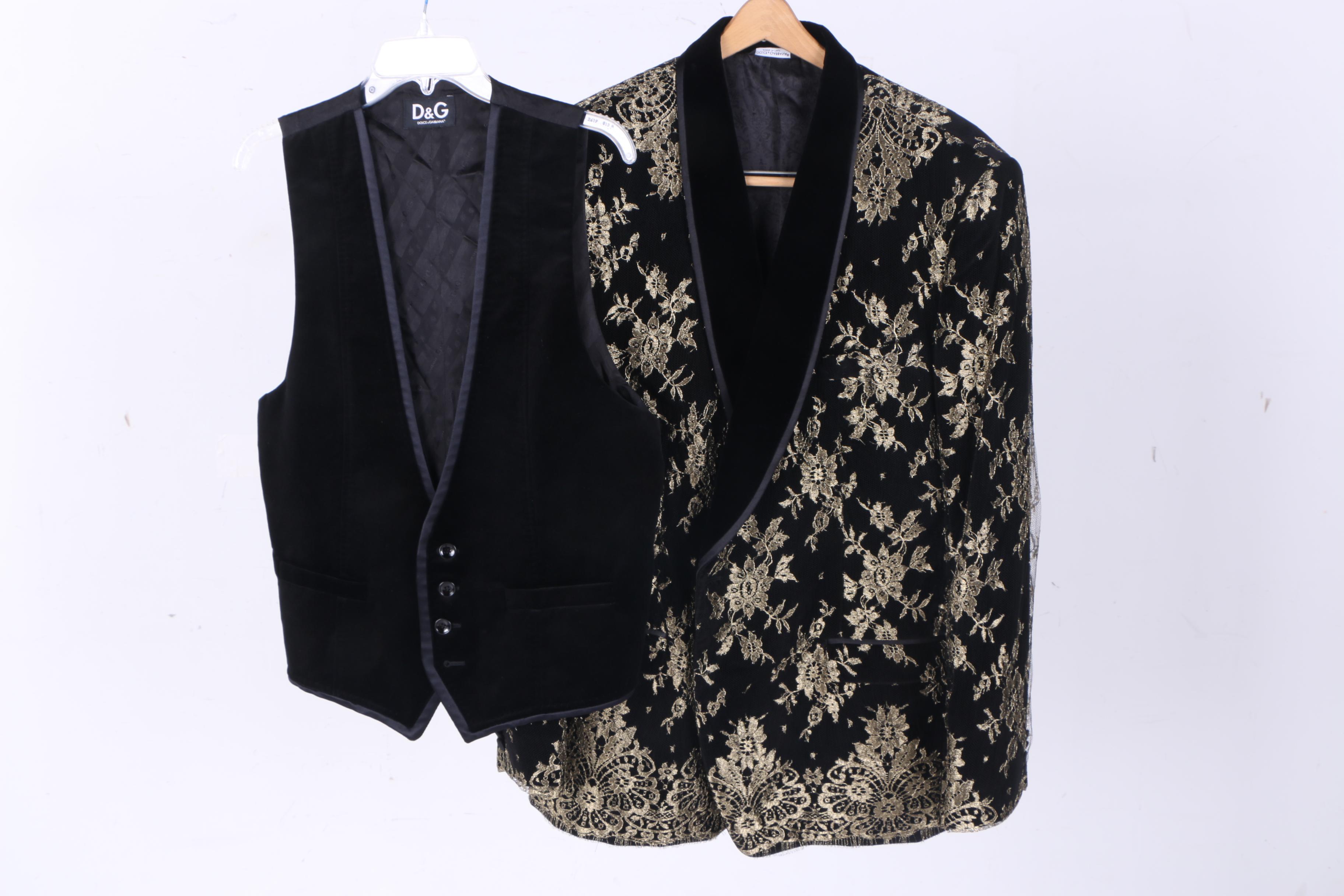Men's Dolce & Gabbana Dinner Jacket and Vest