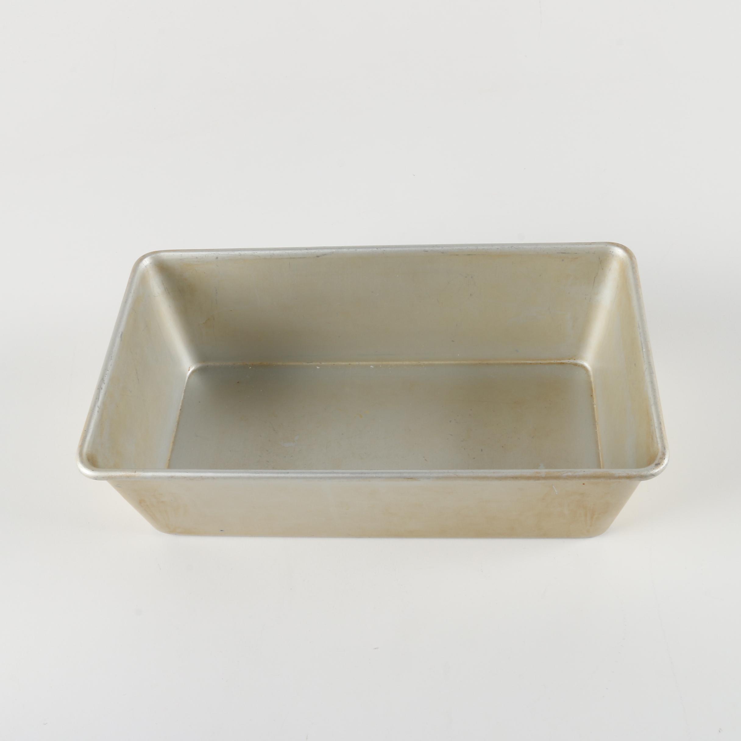 Aluminum Baking Pans and Wooden Utensils
