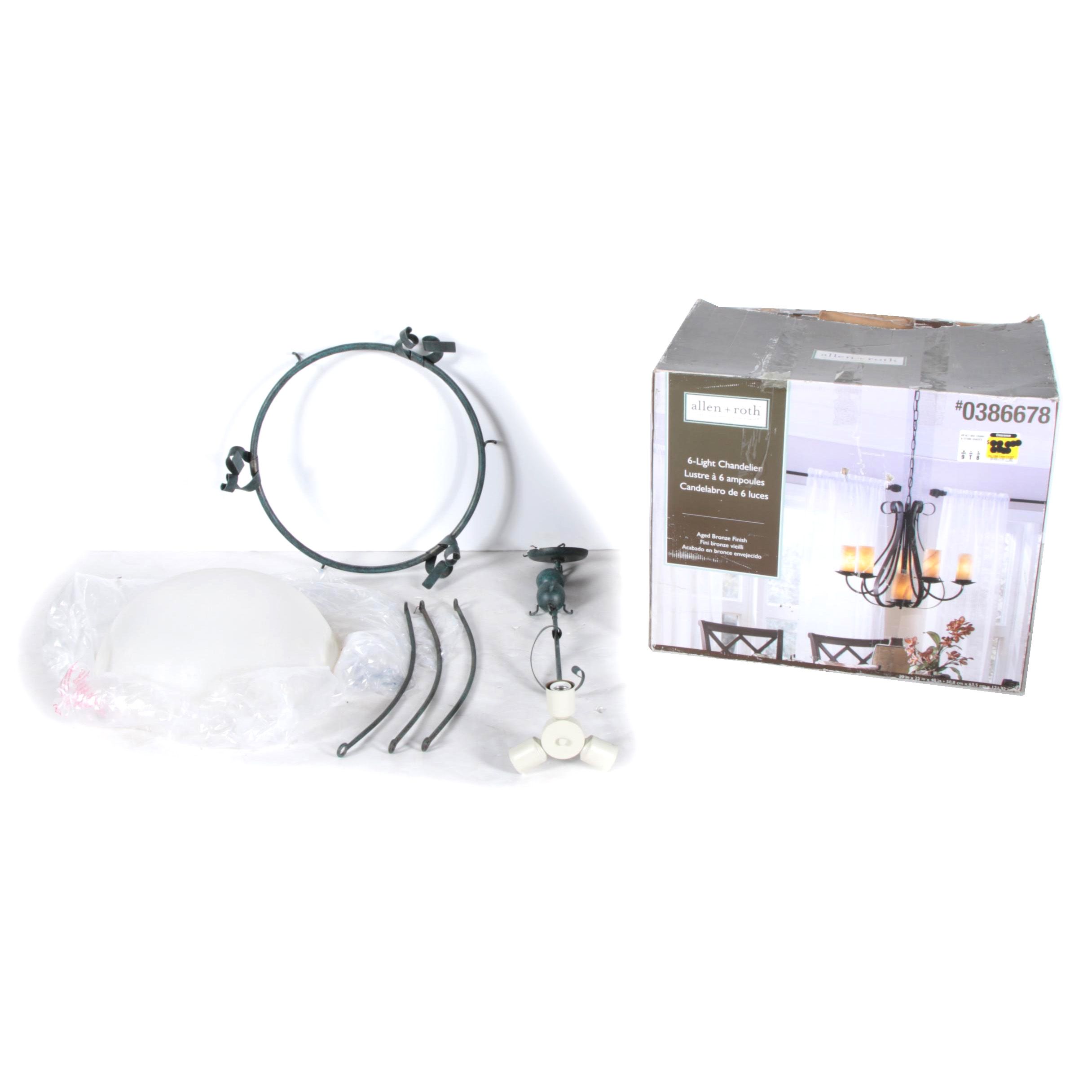 Chandelier with Bowl Shade