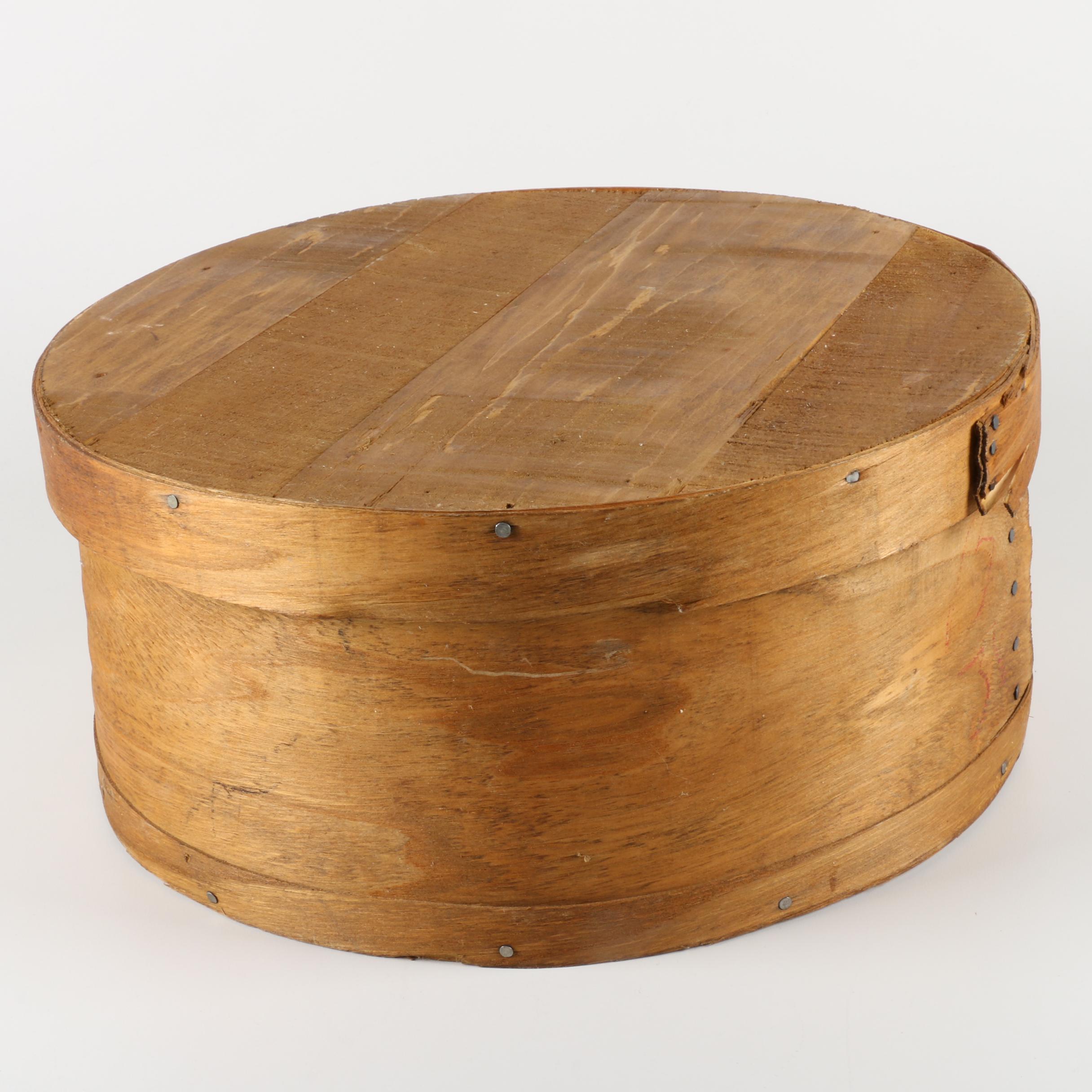 Round Wood Box