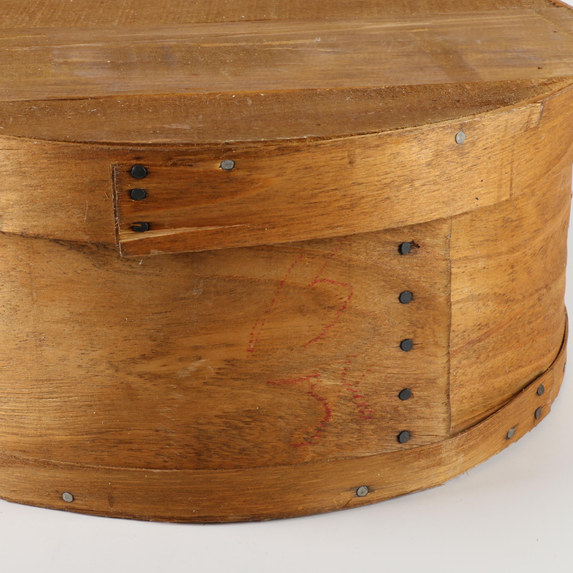 Round Wood Box