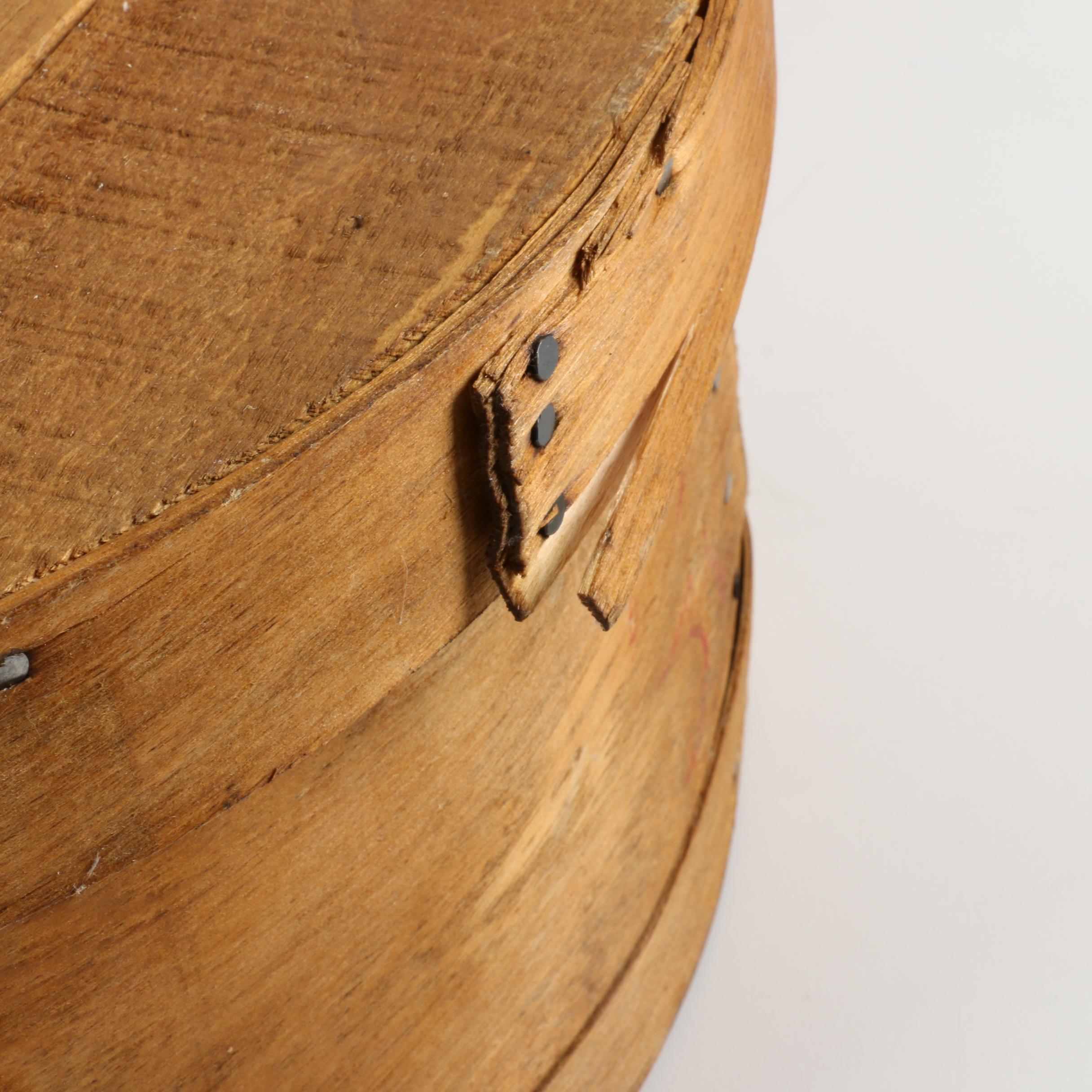 Round Wood Box