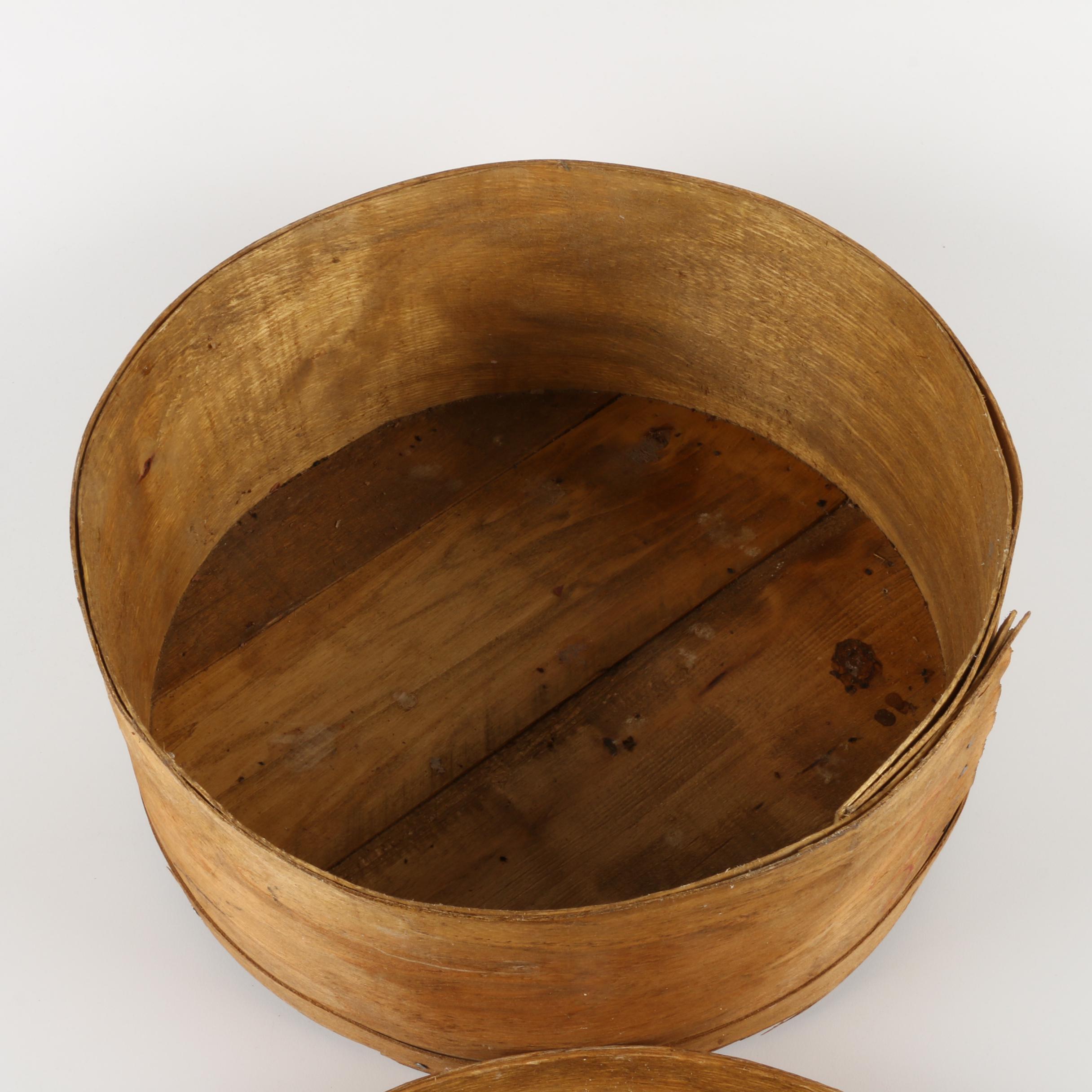 Round Wood Box