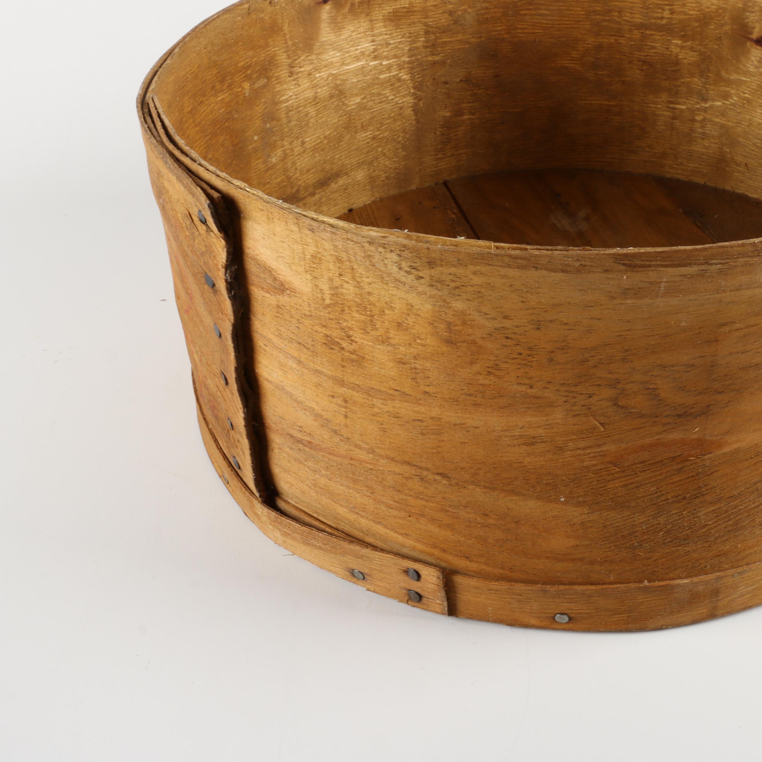 Round Wood Box