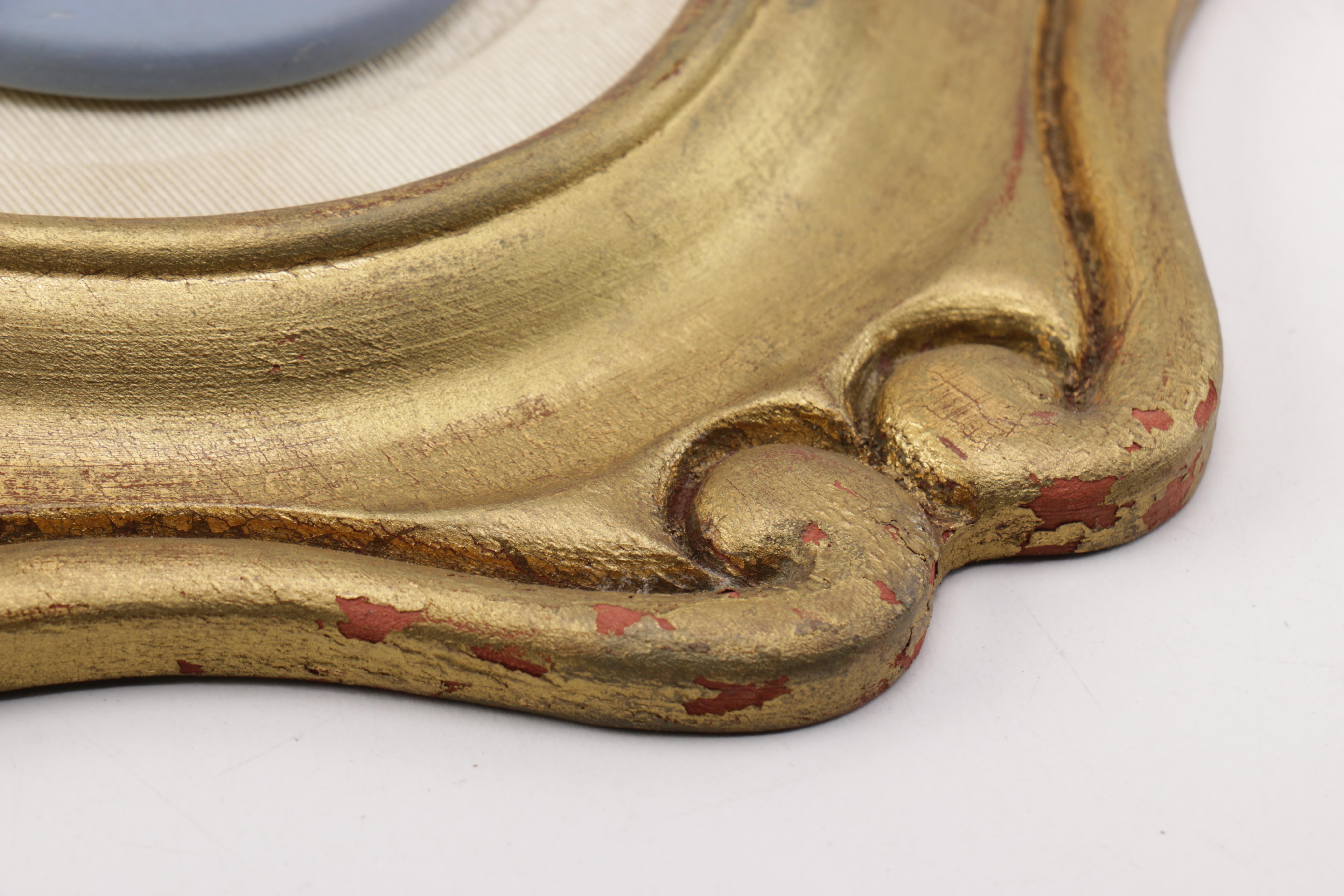 Framed Limoges Pâte-sur-pâte Cameo