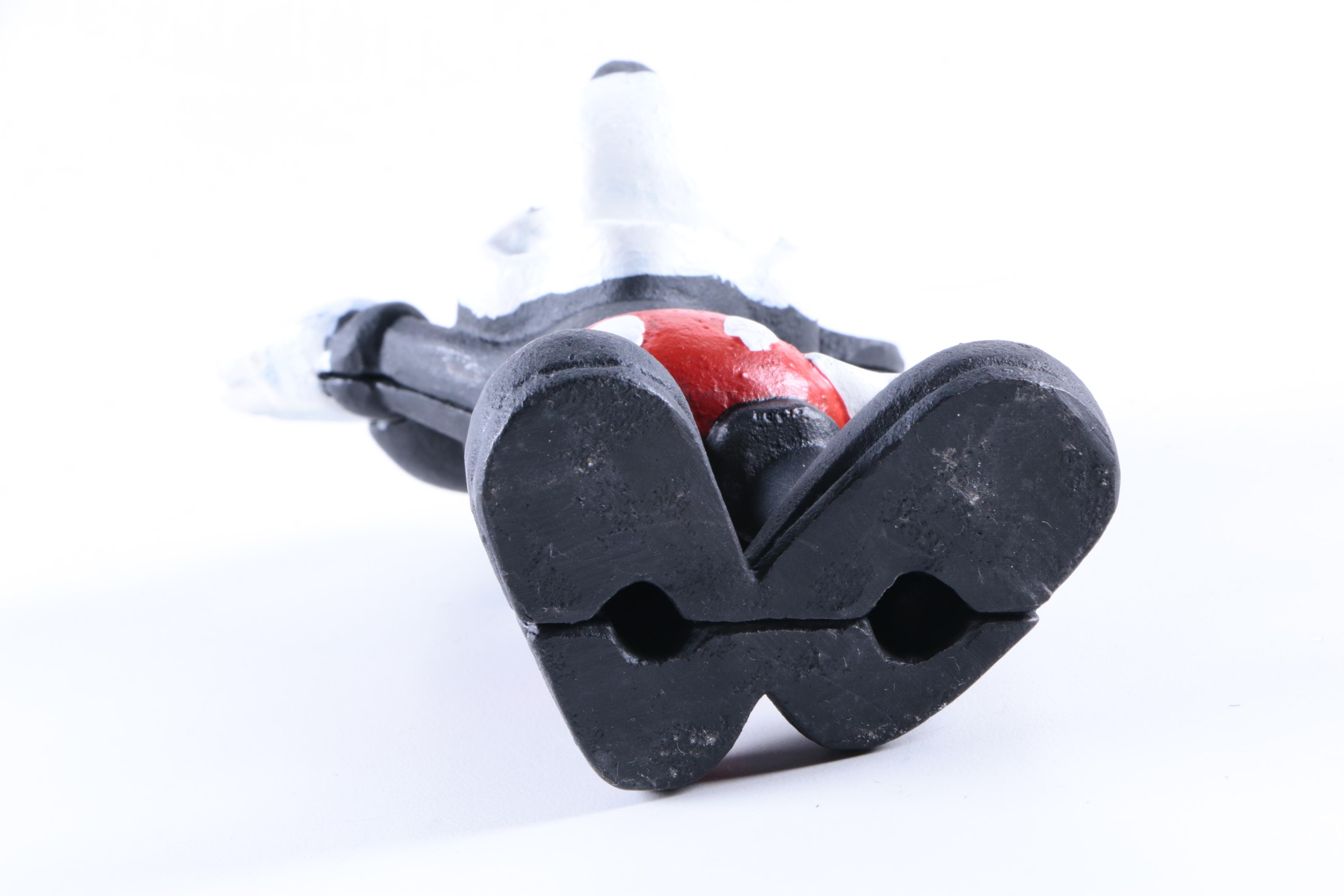 Vintage Painted Cast Metal Mickey Mouse Bank