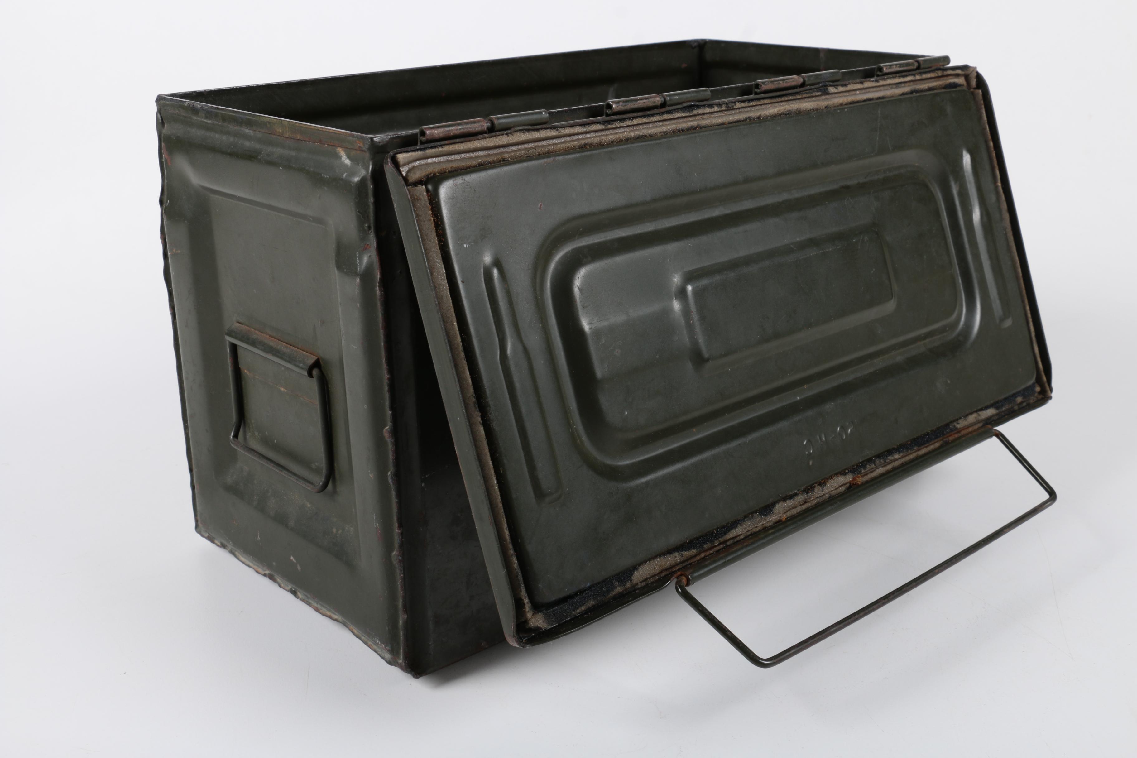 Vintage 50 Cal Ammunition Box