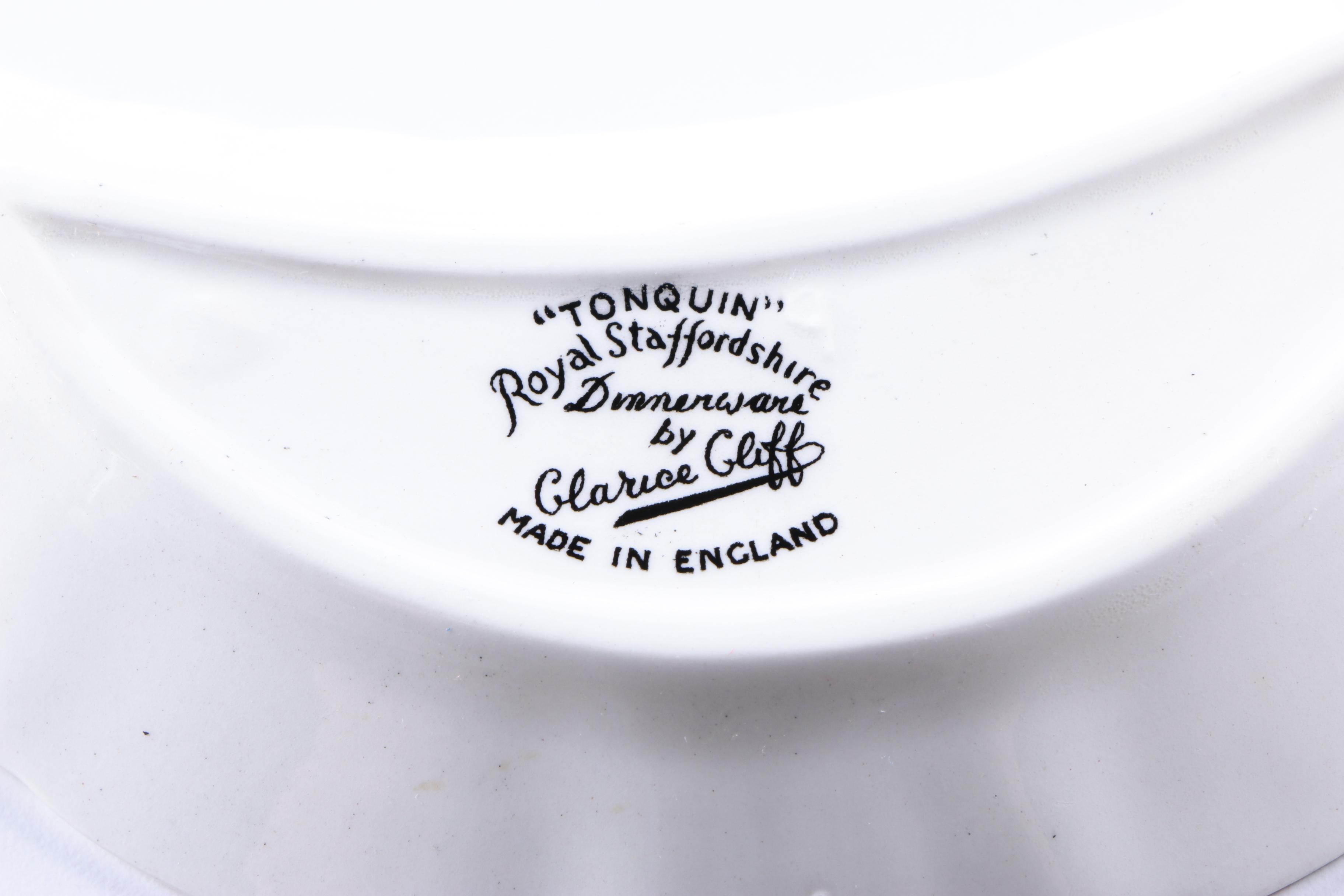 Royal Staffordshire "Tonquin Black" Earthenware Tableware