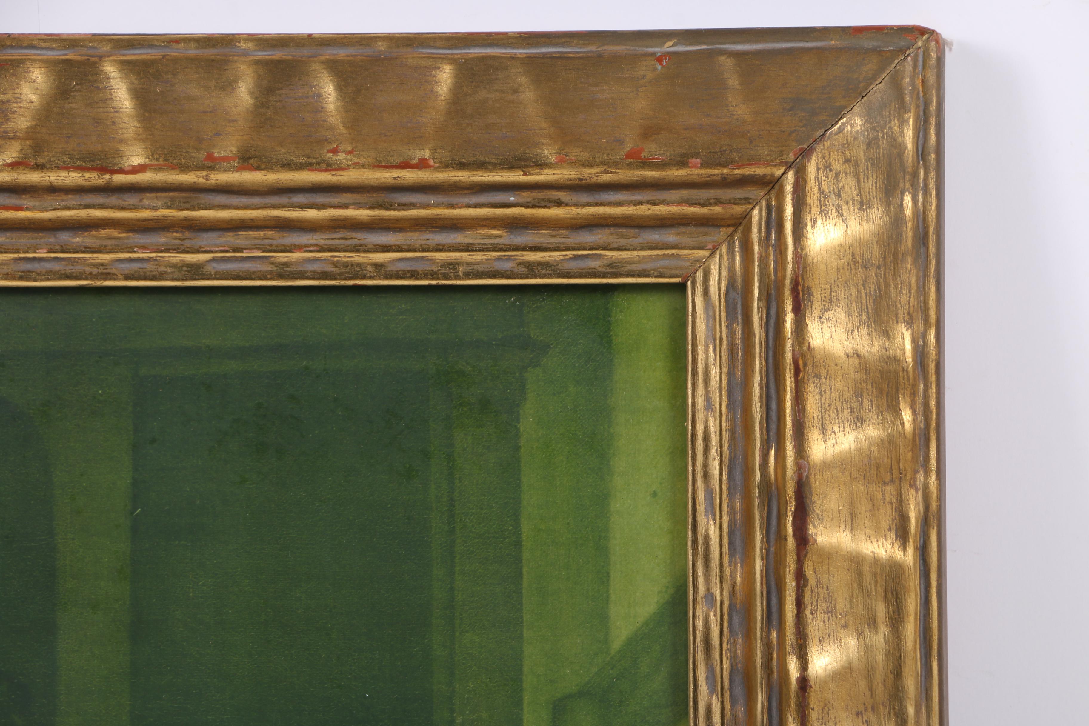 Framed Reproduction Print After Dutch Painting