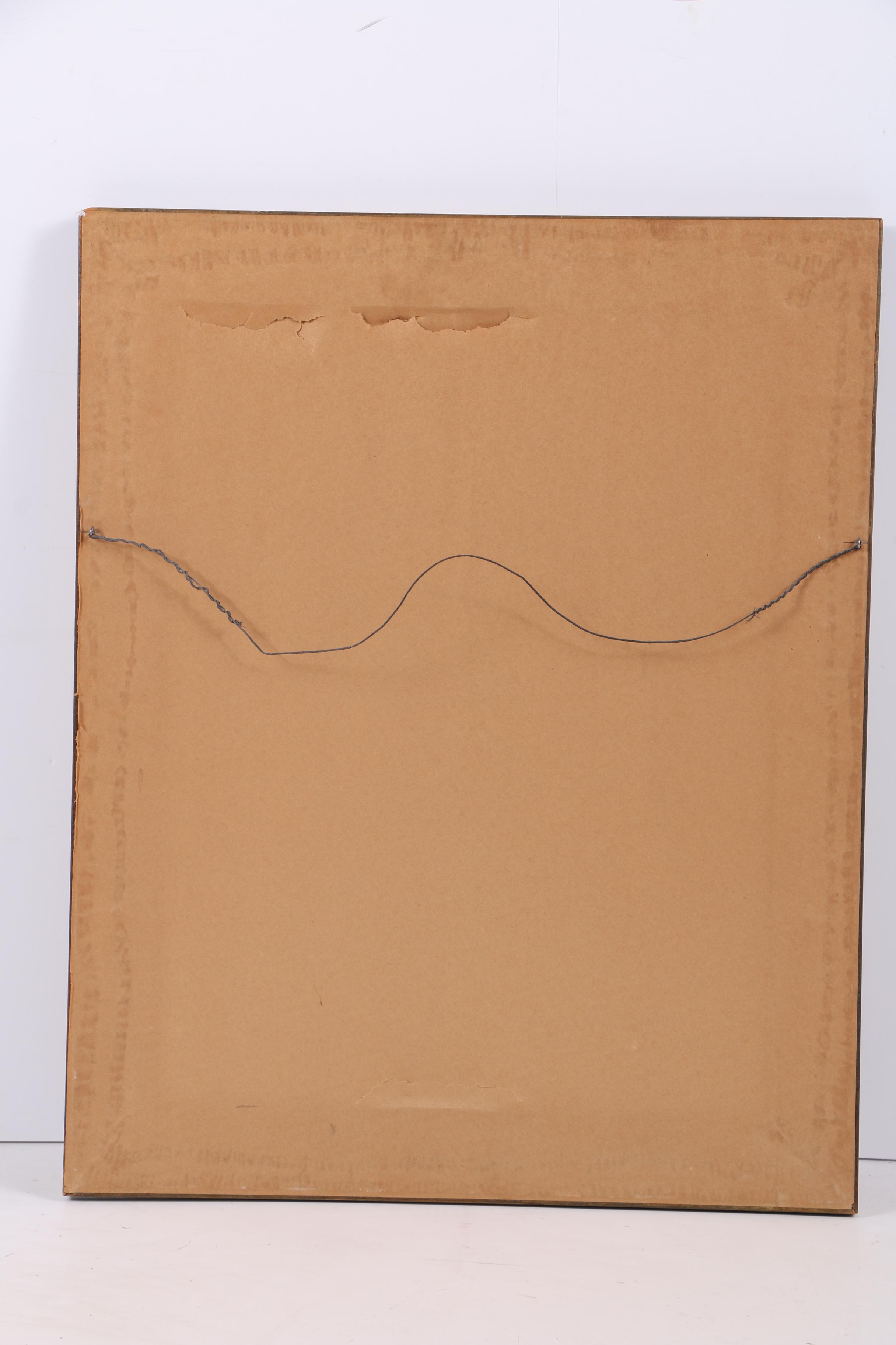 Framed Reproduction Print After Dutch Painting