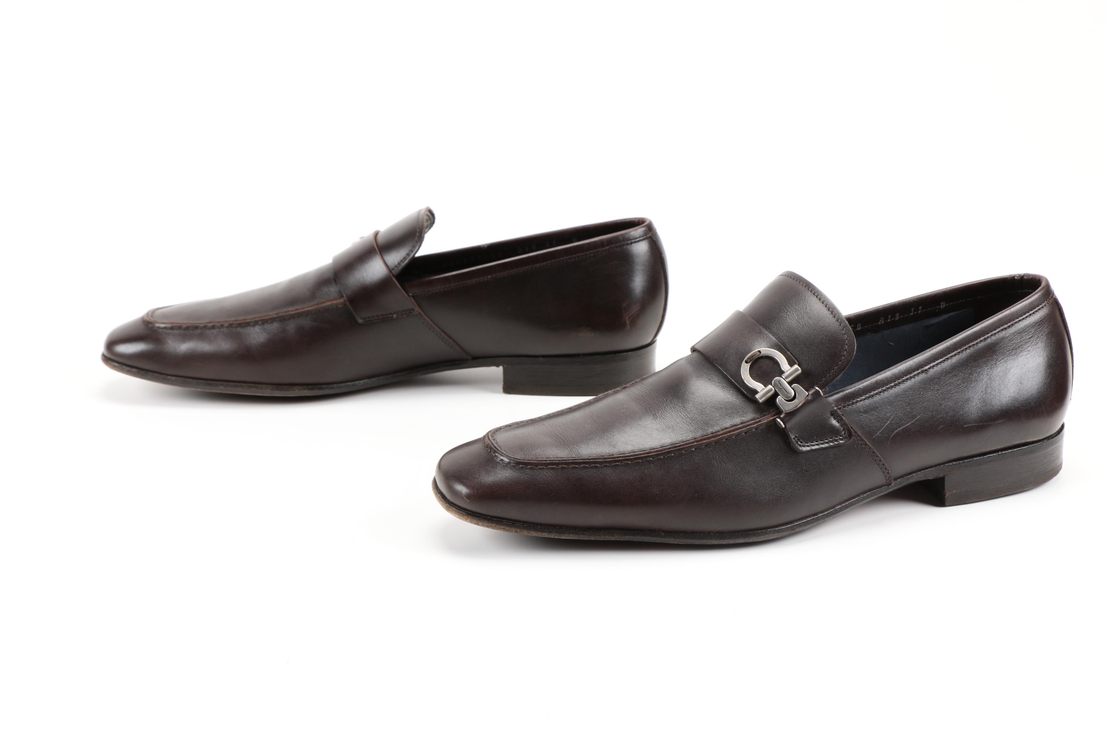Men's Salvatore Ferragamo Leather Loafers