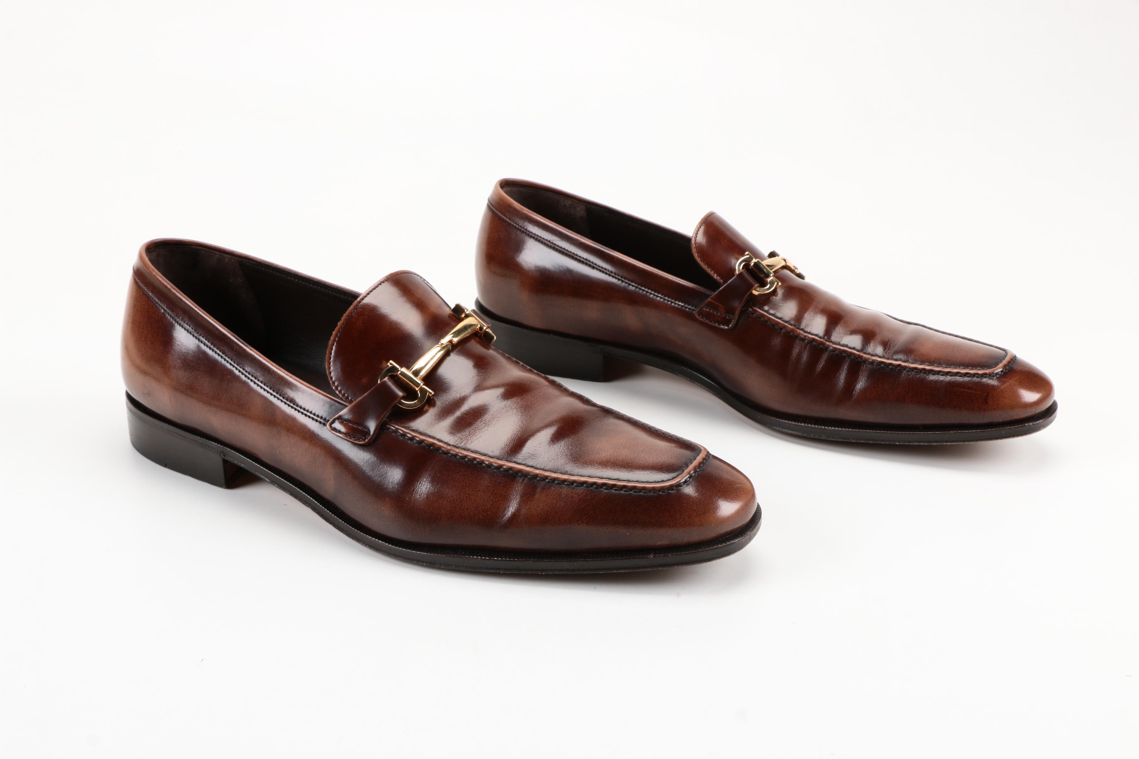 Men's Salvatore Ferragamo Leather Loafers