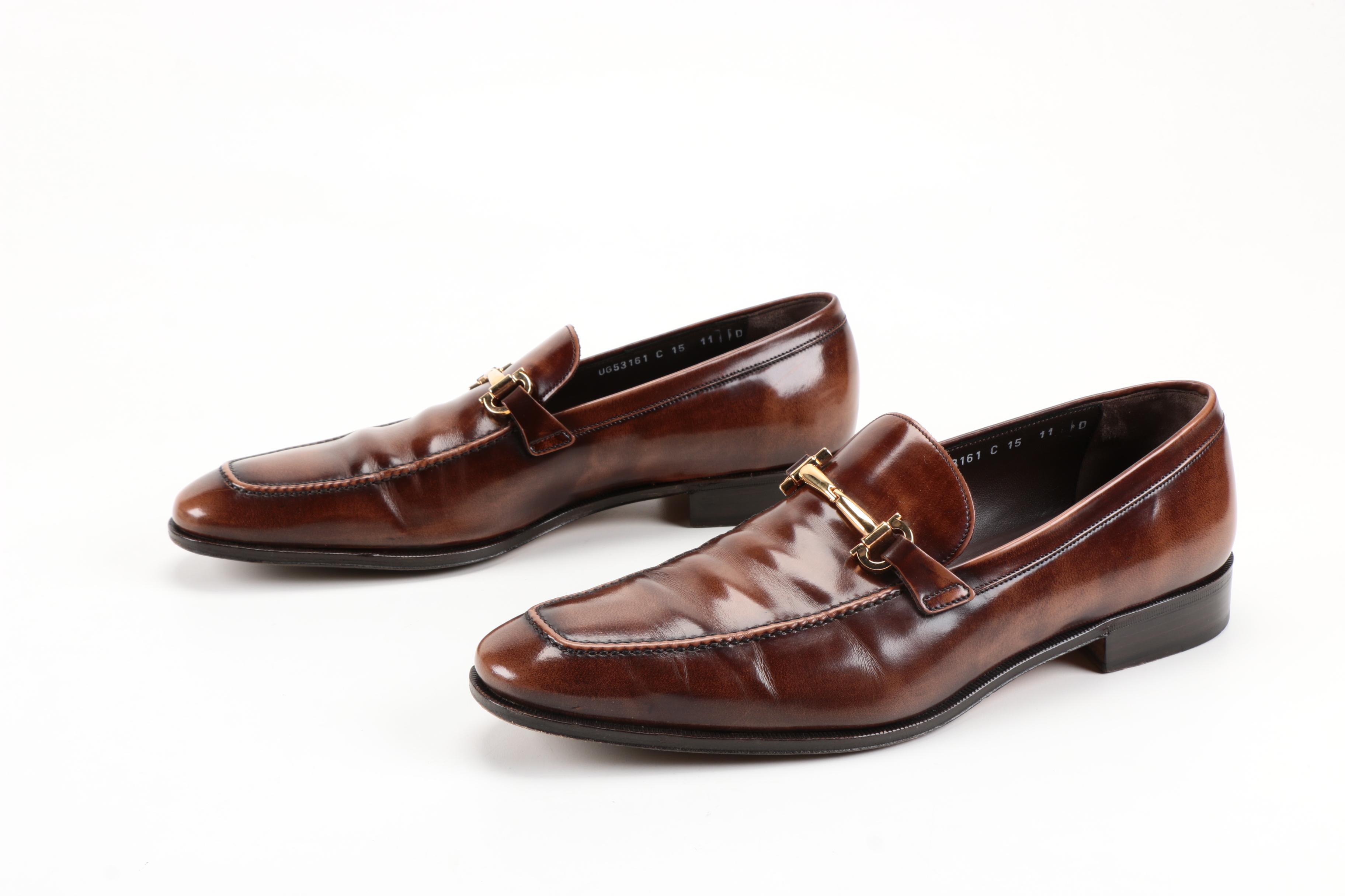 Men's Salvatore Ferragamo Leather Loafers