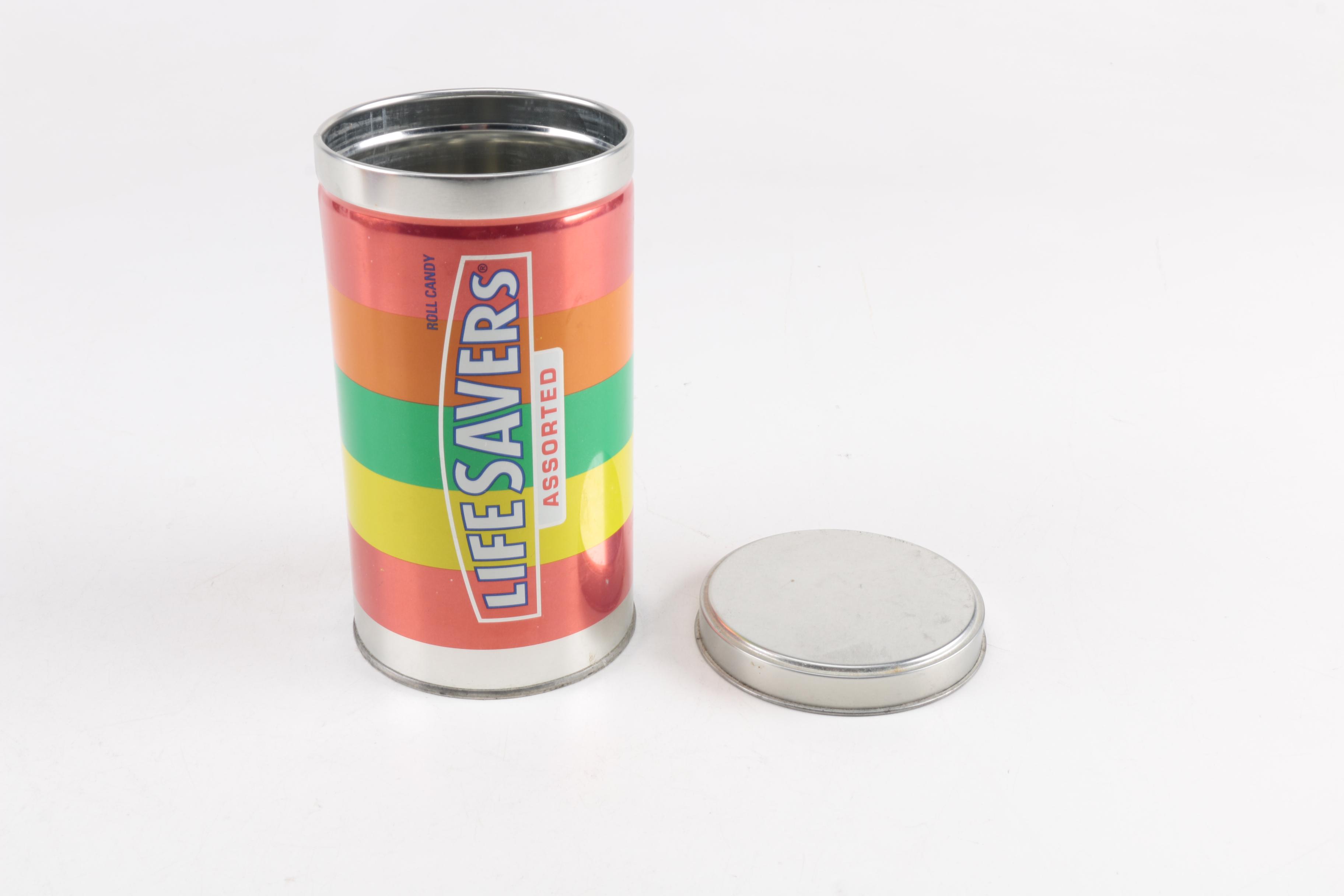 Tin Candy, Cookie and Soup Cans