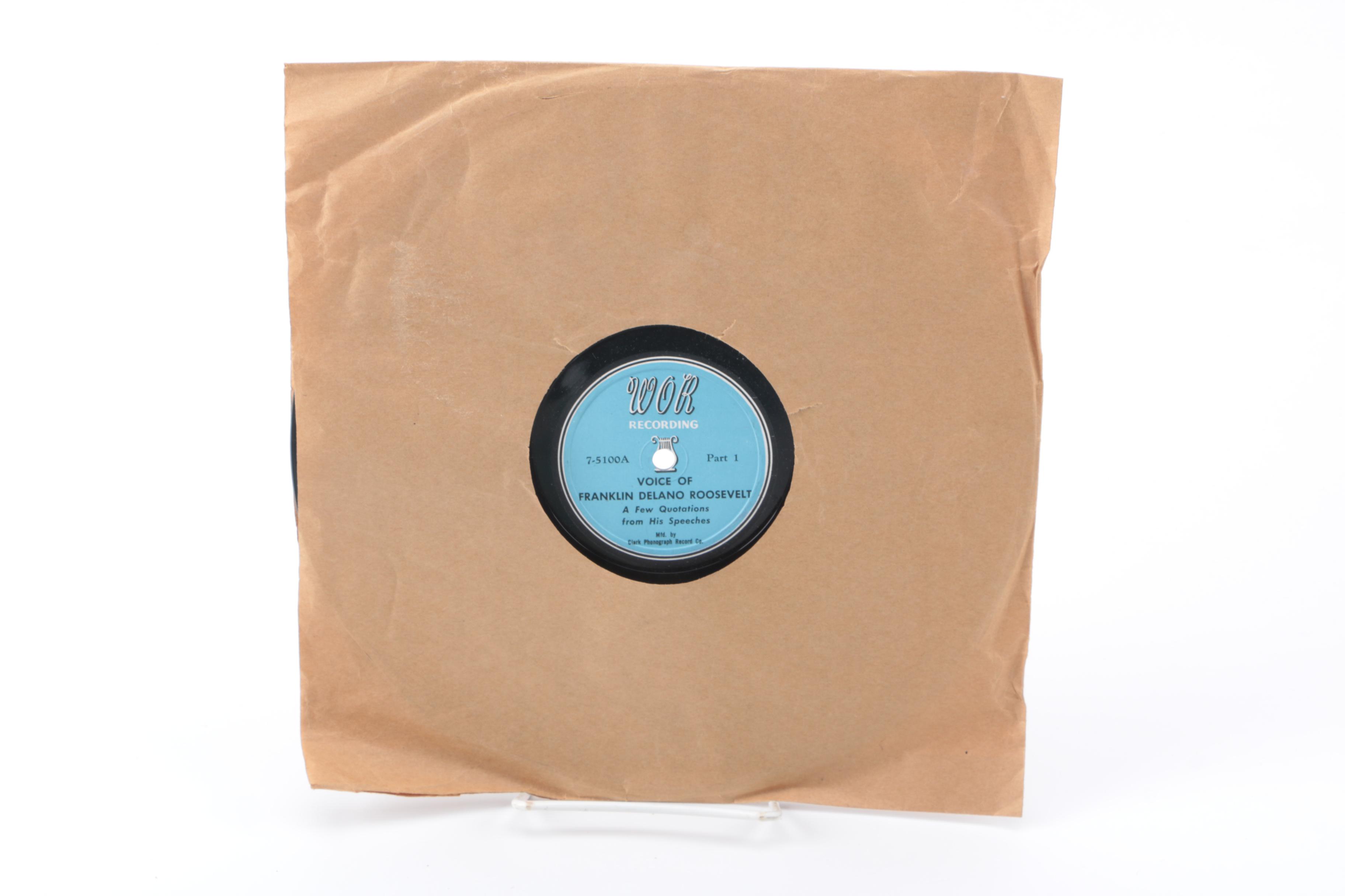 Roosevelt and Kennedy Theme Records