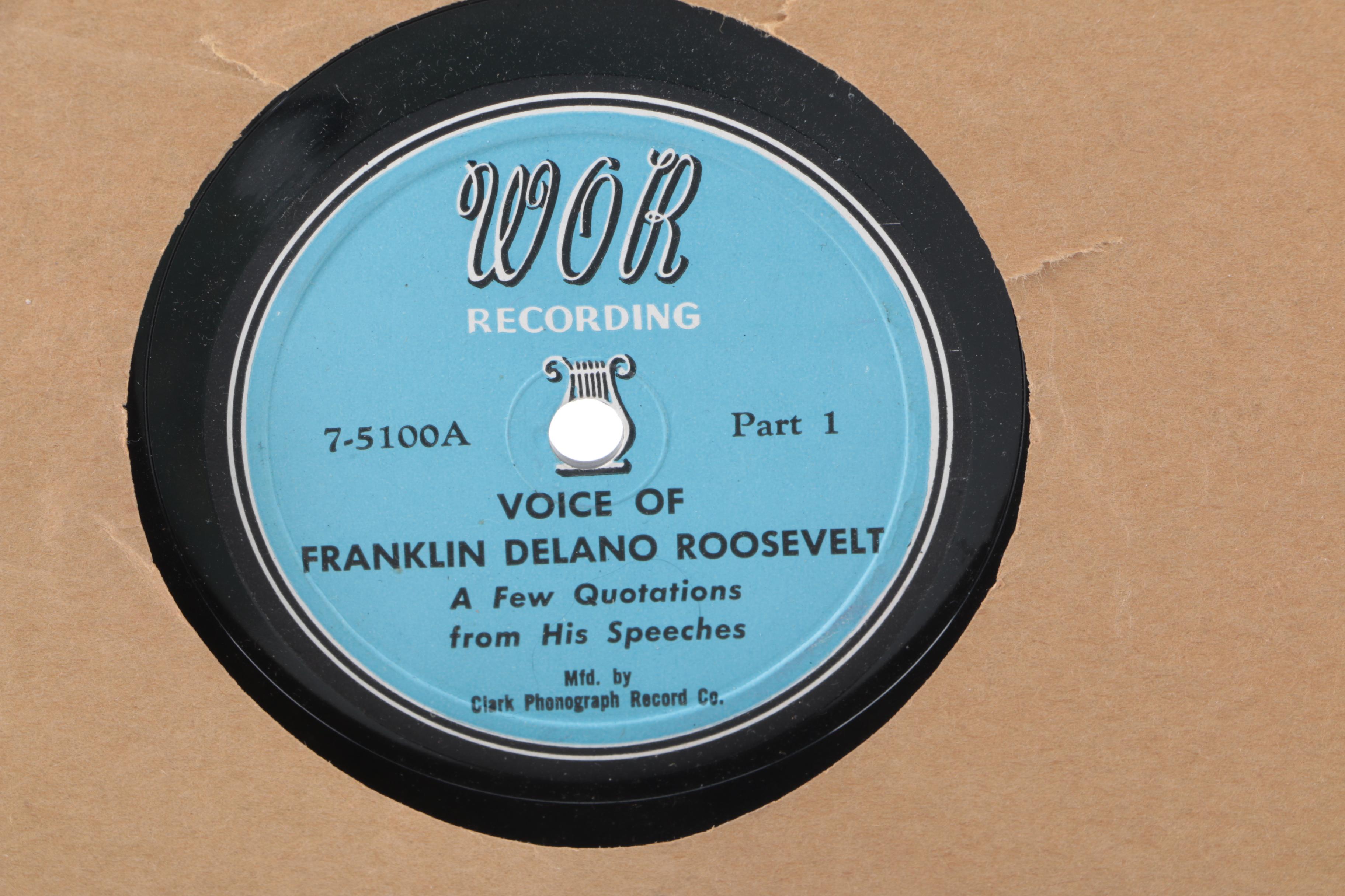 Roosevelt and Kennedy Theme Records