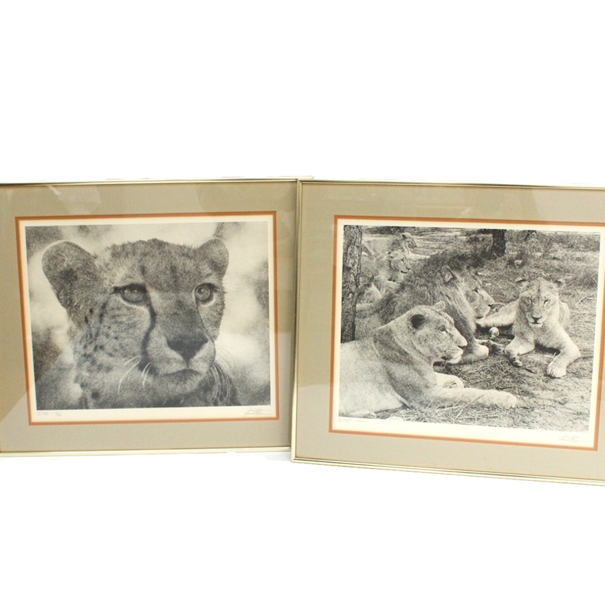 James F. Brown Signed Wildlife Prints