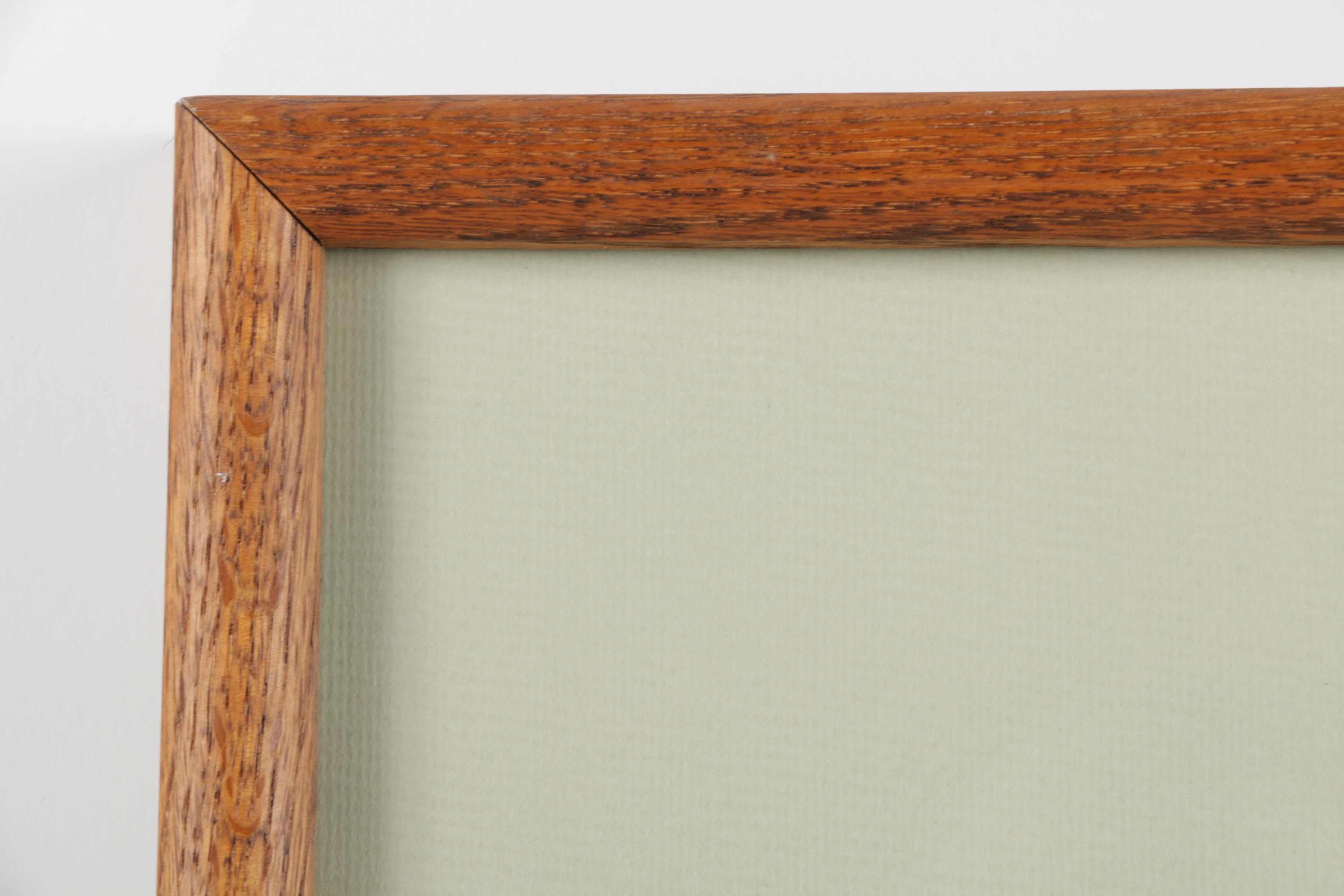 Steven O. Scott Gouache Painting on Paper of Lake Scene