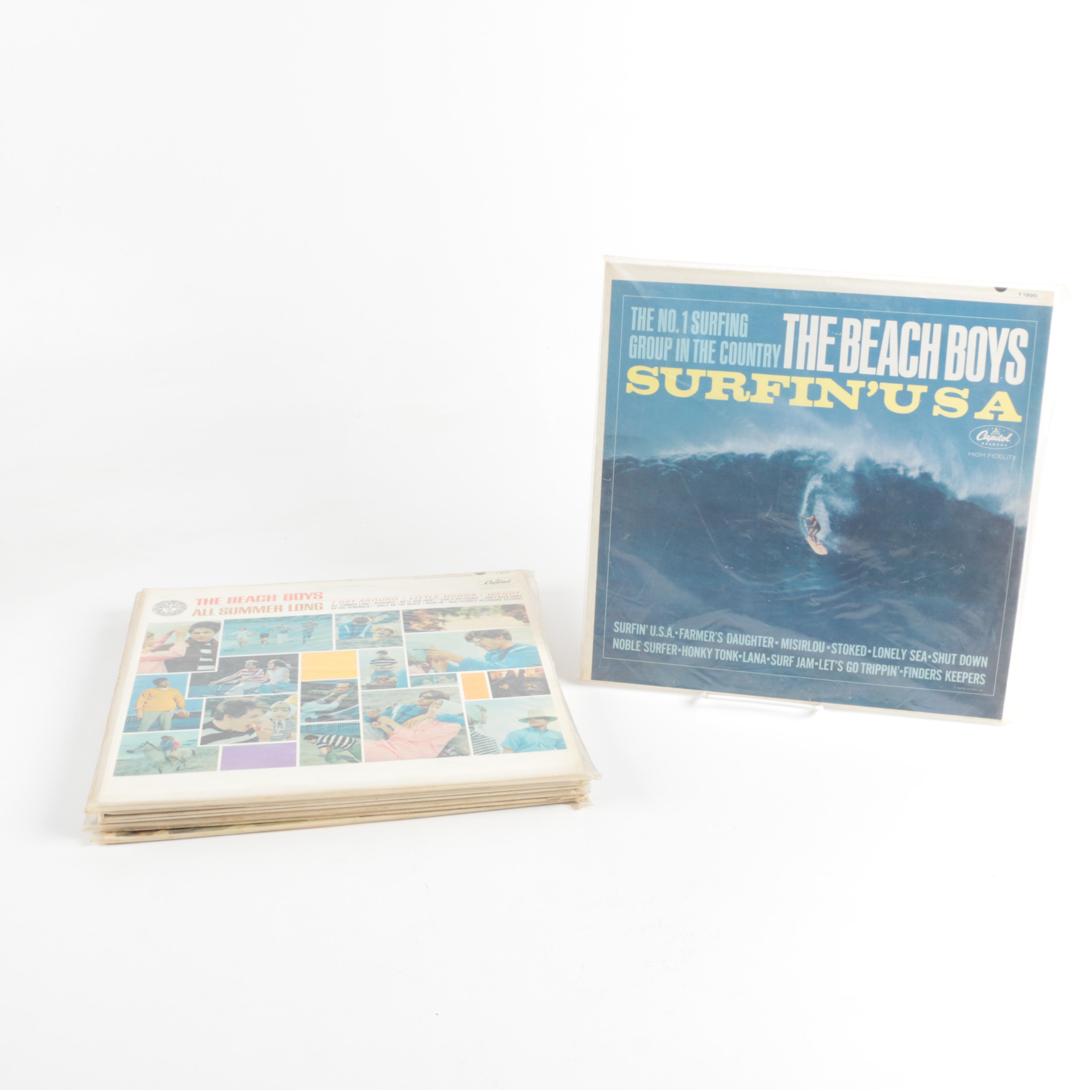Eight Beach Boys LPs