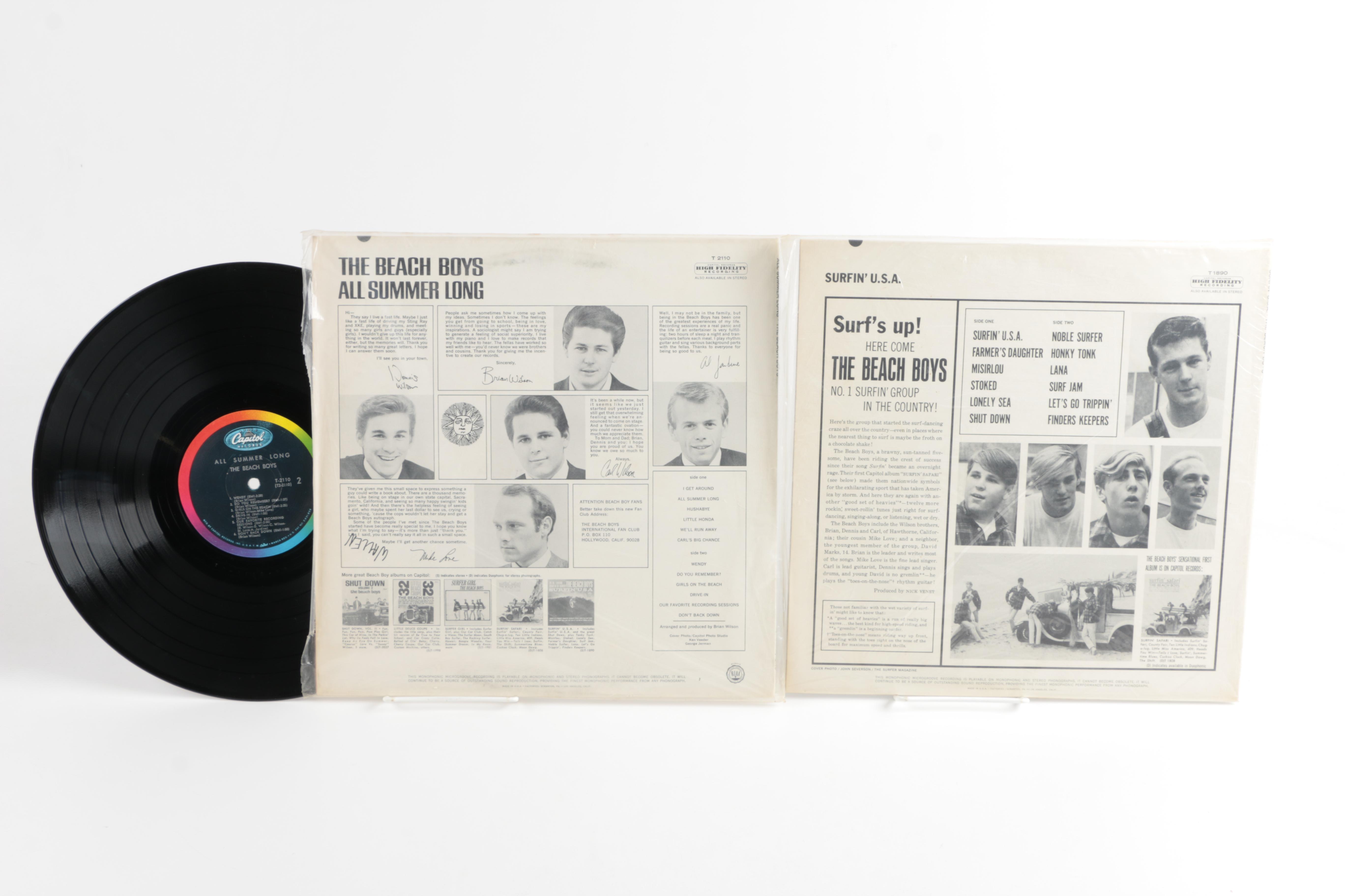 Eight Beach Boys LPs