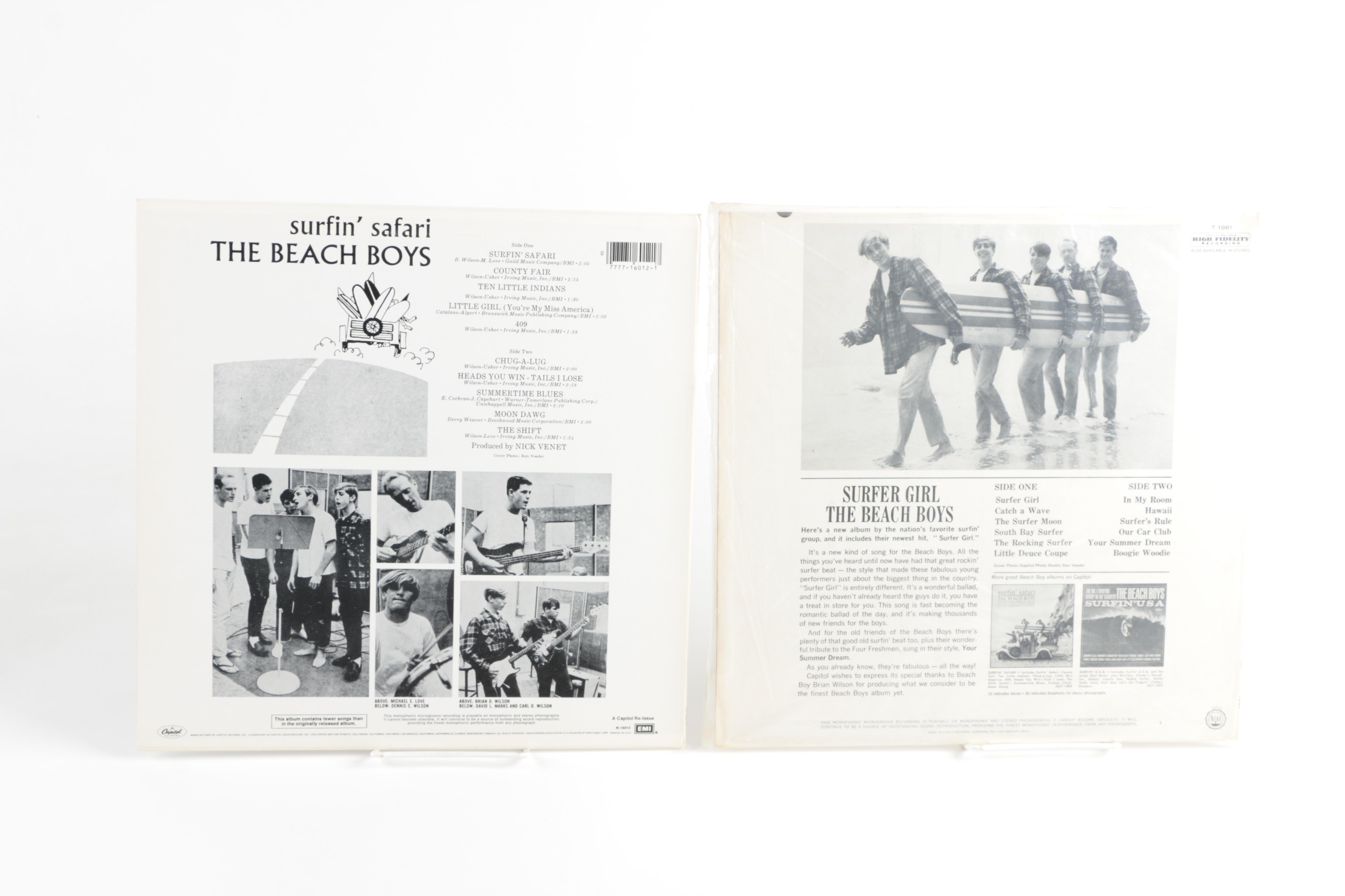 Eight Beach Boys LPs