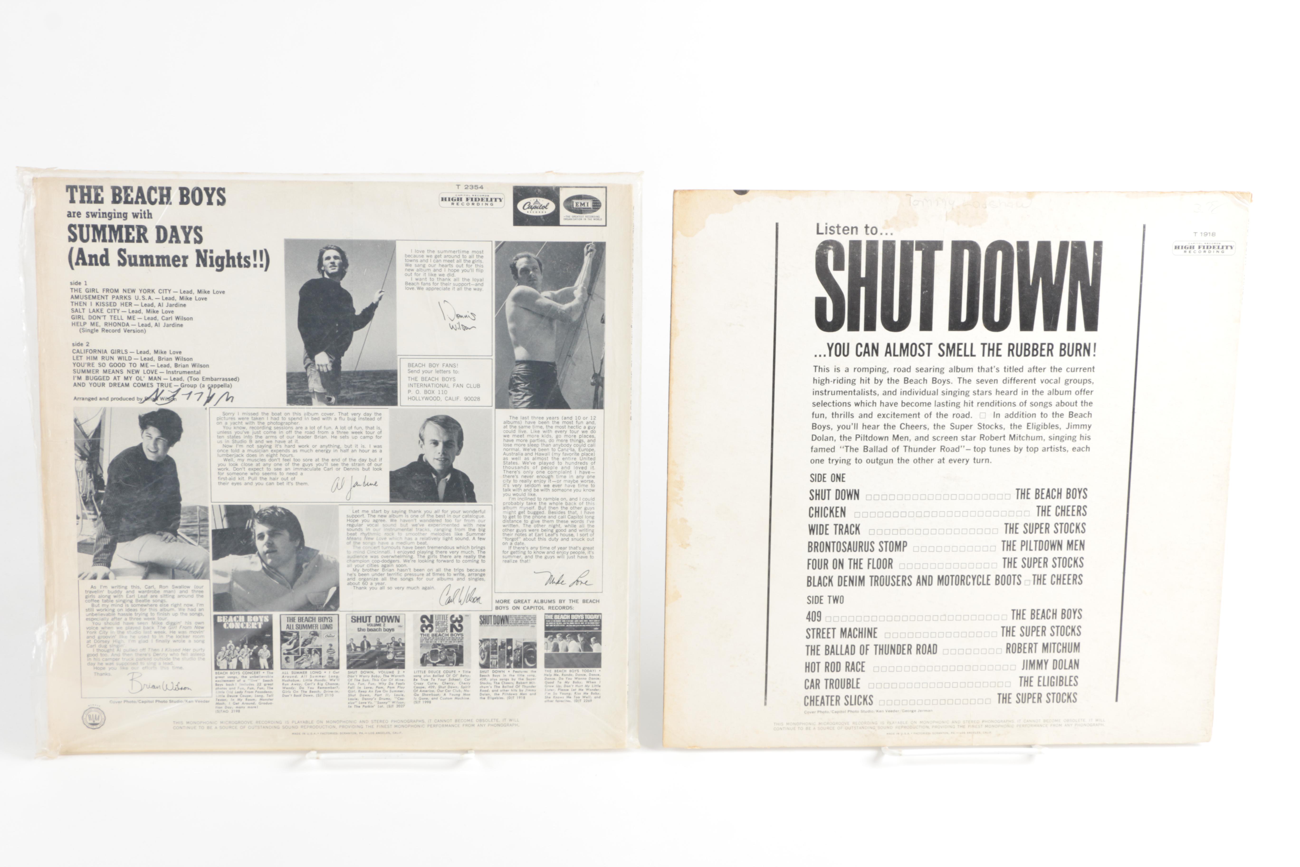 Eight Beach Boys LPs