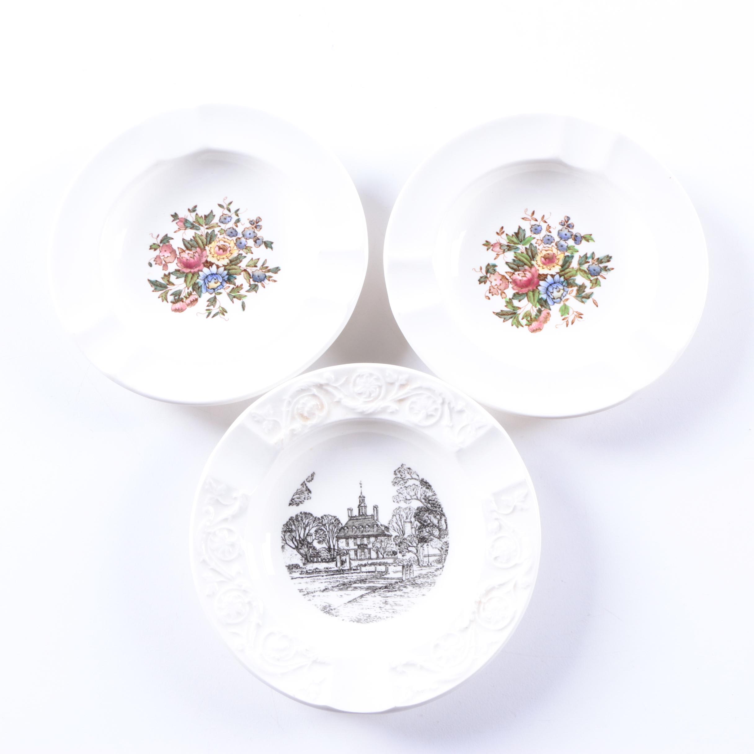 Wedgwood Porcelain Ash Recievers