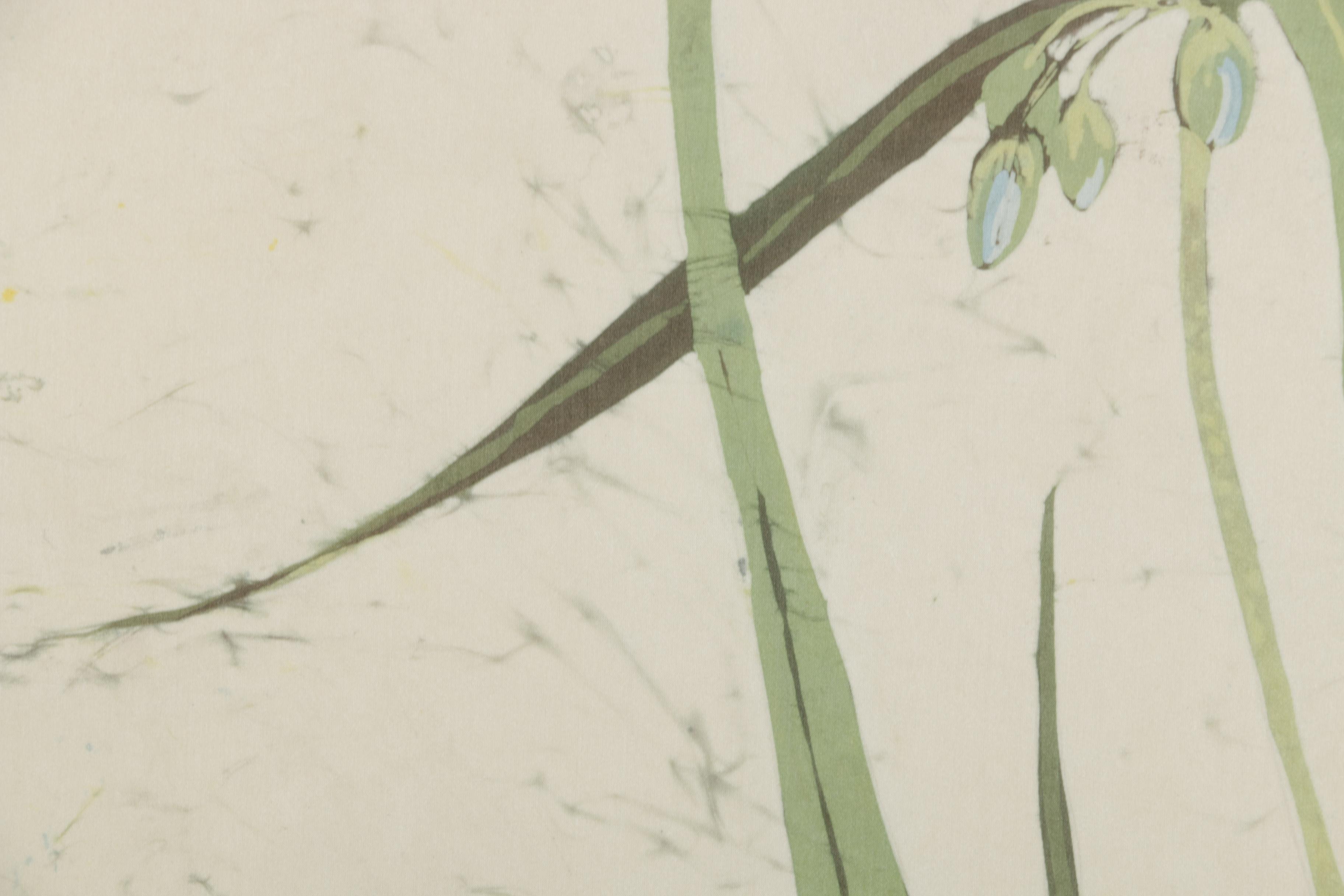 Chauncey Nelson Batik of Flowers