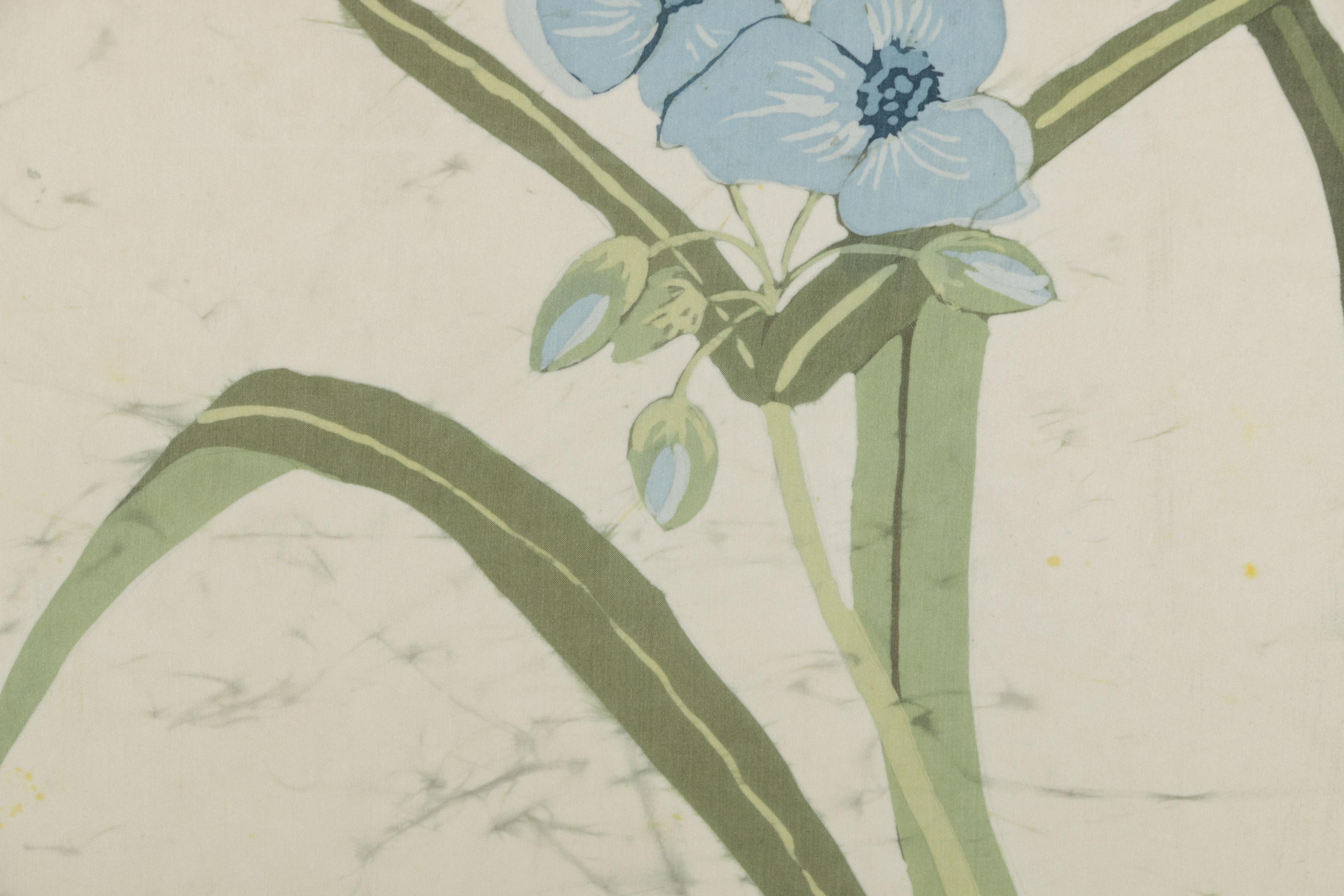 Chauncey Nelson Batik of Flowers